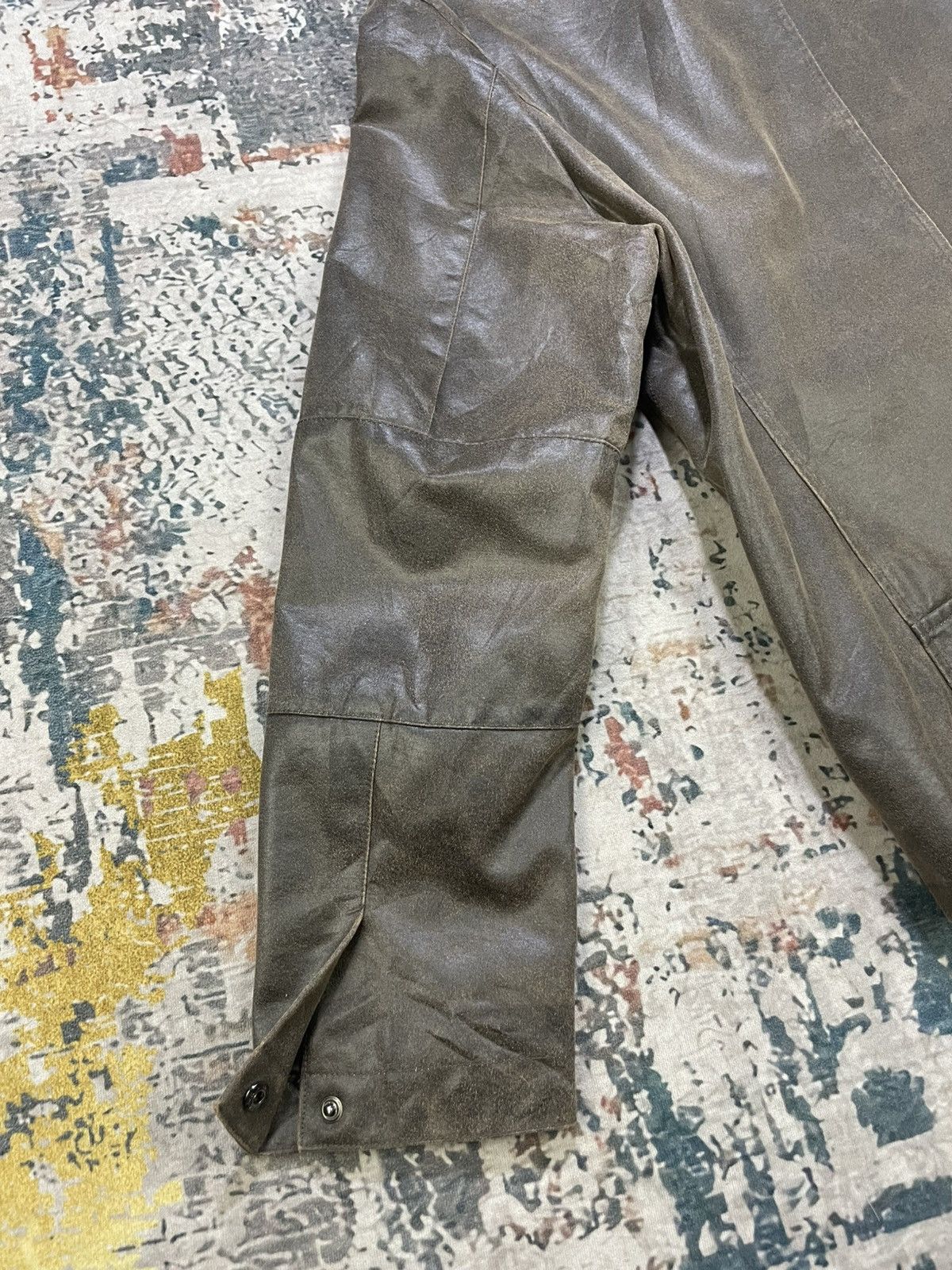 Comme Ca Ism Comme Ca Ism Cafe Racer Faux Leather Jacket Size US L / EU 52-54 / 3 - 8 Thumbnail