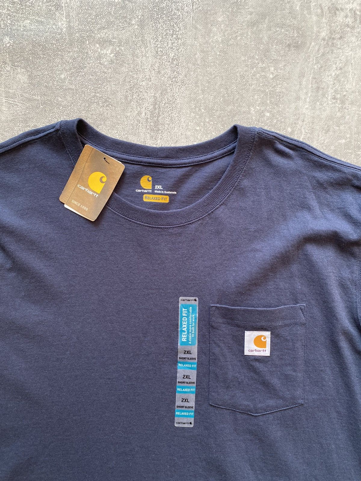 Vintage New Carhartt Logo Pocket T-shirt Size US XXL / EU 58 / 5 - 2 Thumbnail
