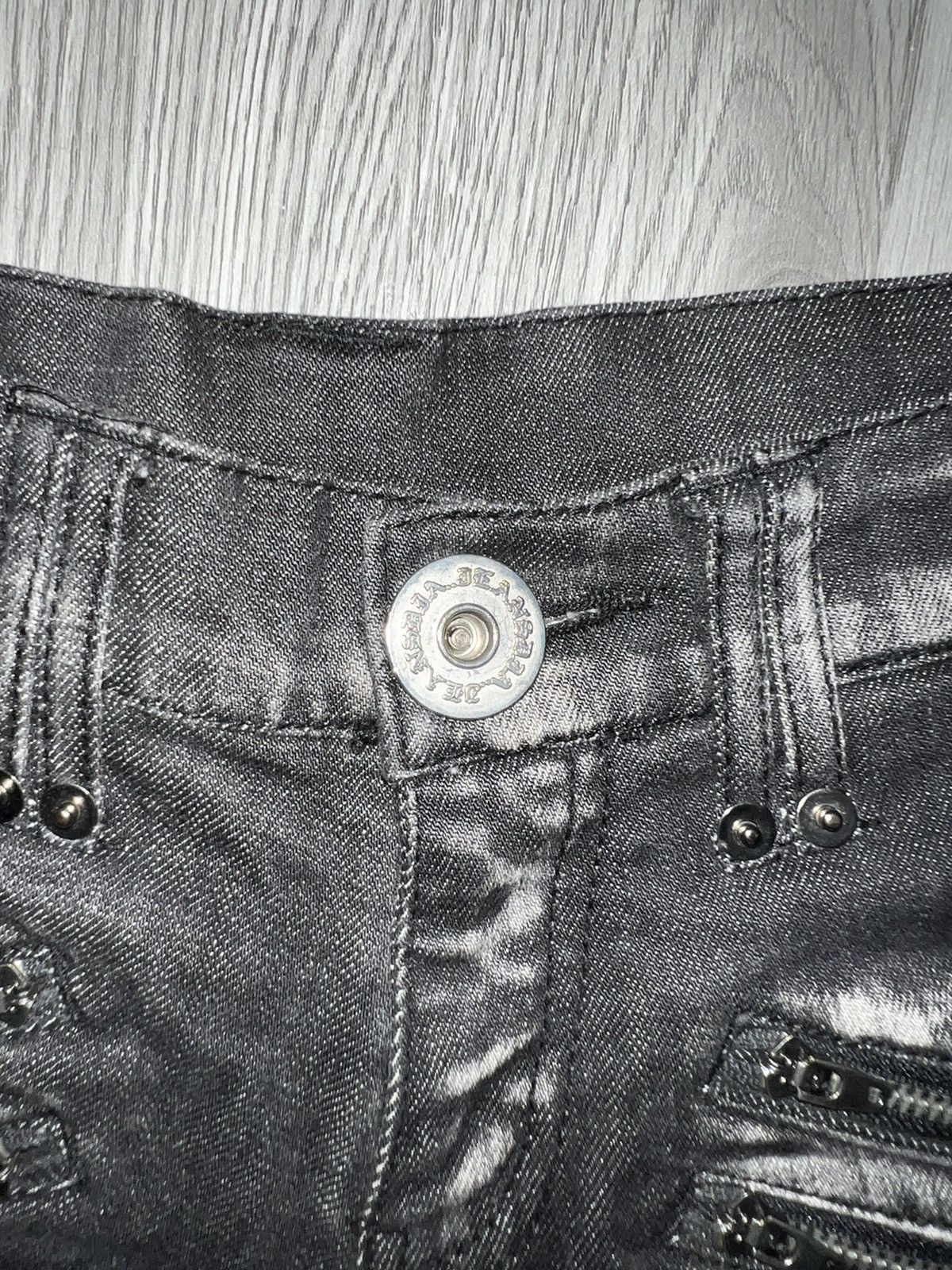 Japanese Brand D.i.a gyaru black denim short 🖤🦋 Size 24" / US 00 / IT 34 - 7 Thumbnail