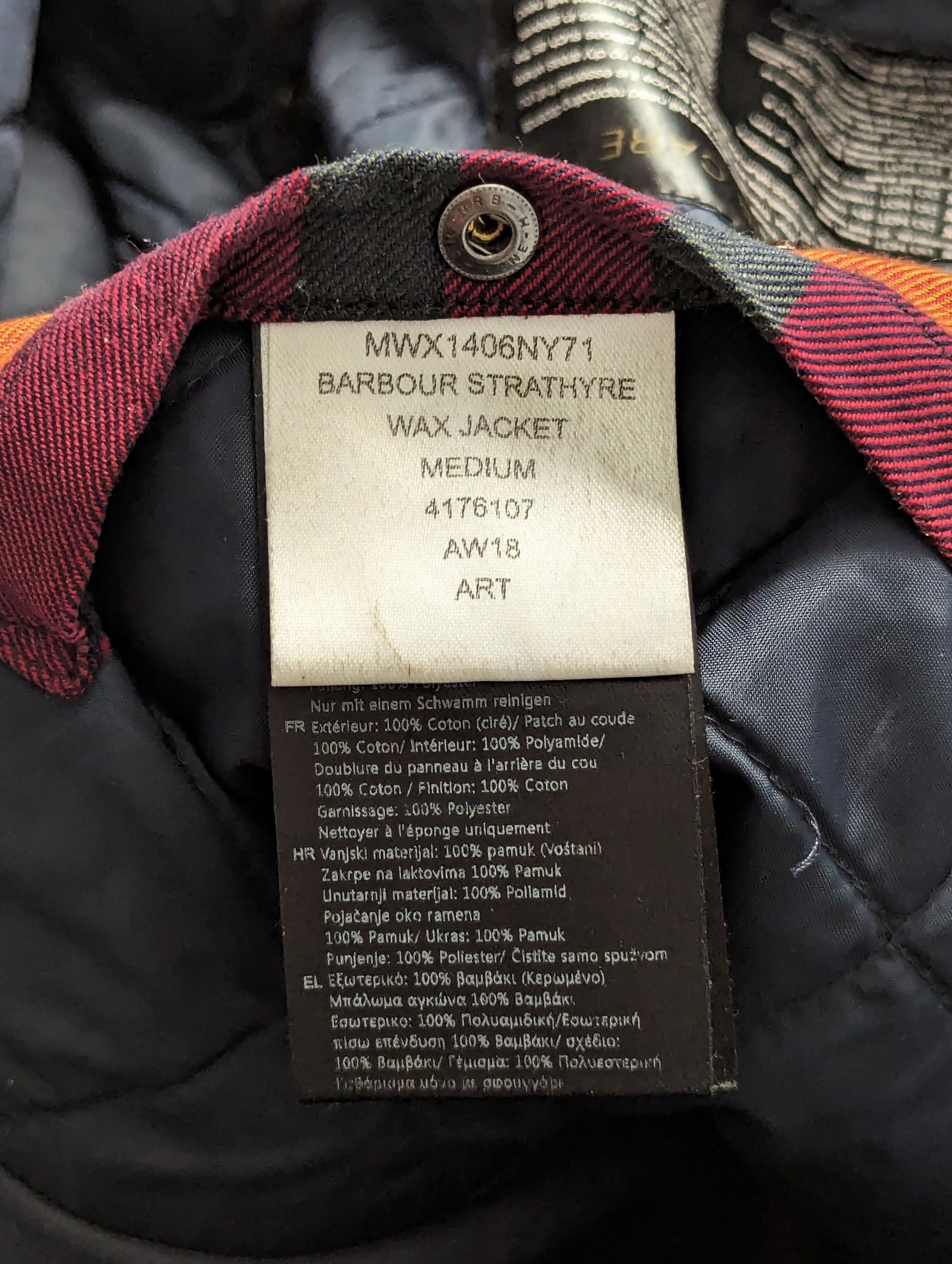 Barbour Barbour Strathyre Wax Jacket M Waxed Cotton England Style Size US M / EU 48-50 / 2 - 20 Thumbnail