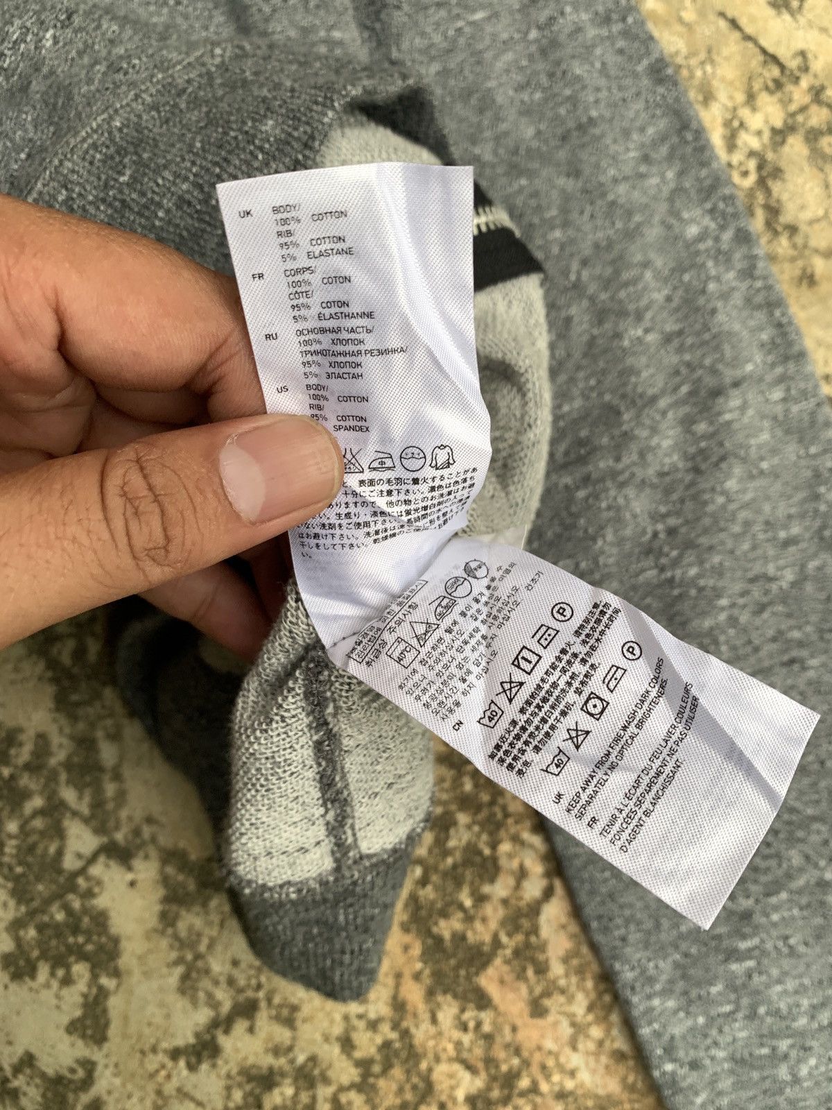 Jun Takahashi × Undercover × Uniqlo Uniqlo Undercover Grey Double Pocket Heavy Zip up Hoodie Size S / US 4 / IT 40 - 10 Thumbnail