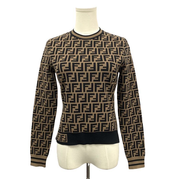 Fendi Fendi Zucca Knit Sweater Size 38 Size XS / US 0-2 / IT 36-38 - 1 Thumbnail