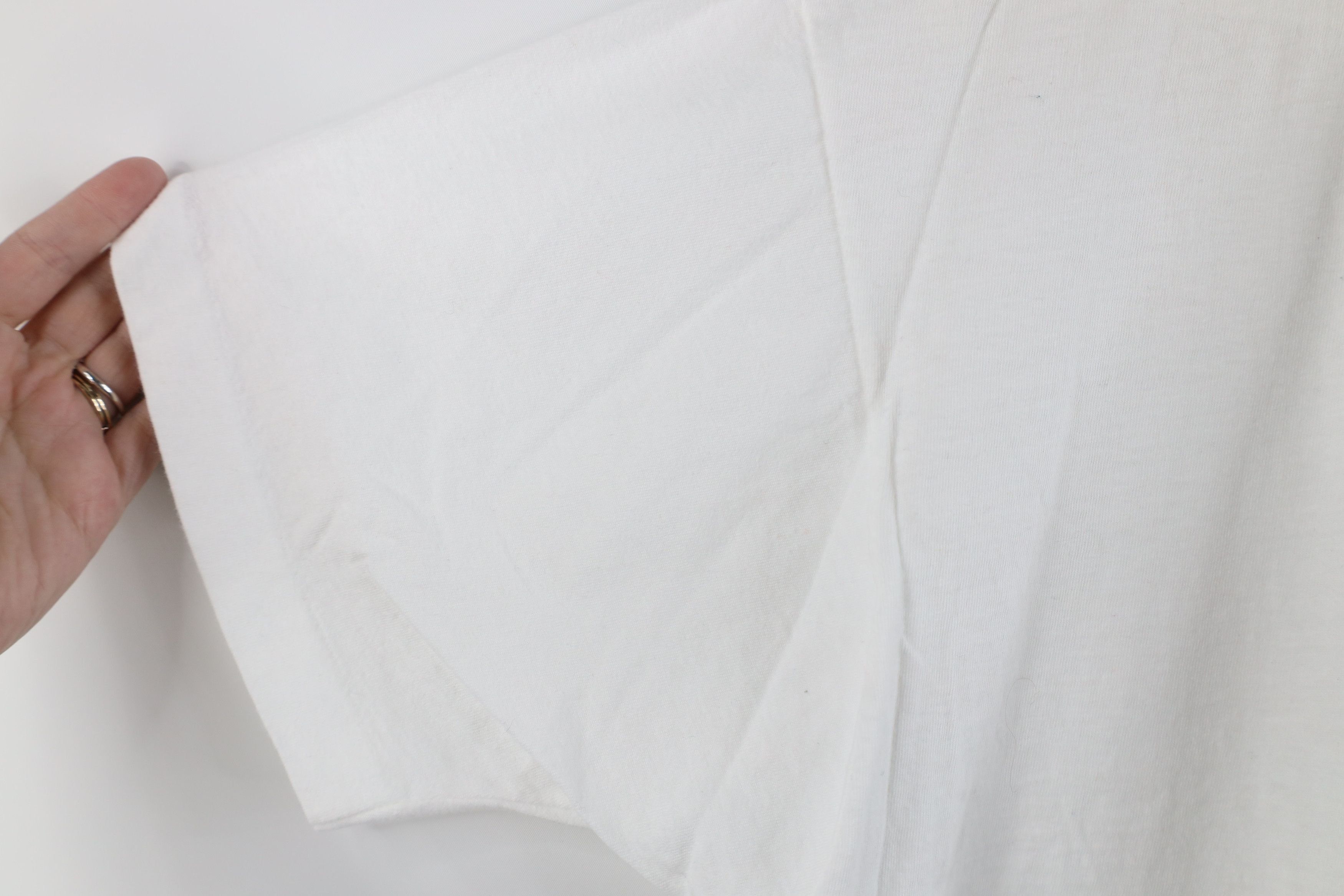 Vintage Vintage 90s Streetwear Cotton Short Sleeve T-Shirt White USA Size US XL / EU 56 / 4 - 6 Thumbnail
