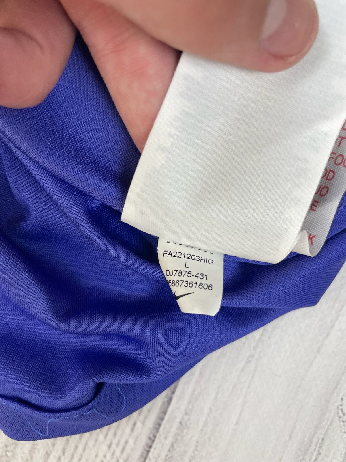 Nike Nike Tottenham soccer jersey size Xs logo spurs purple rare Size US XXS / EU 40 - 6 Thumbnail