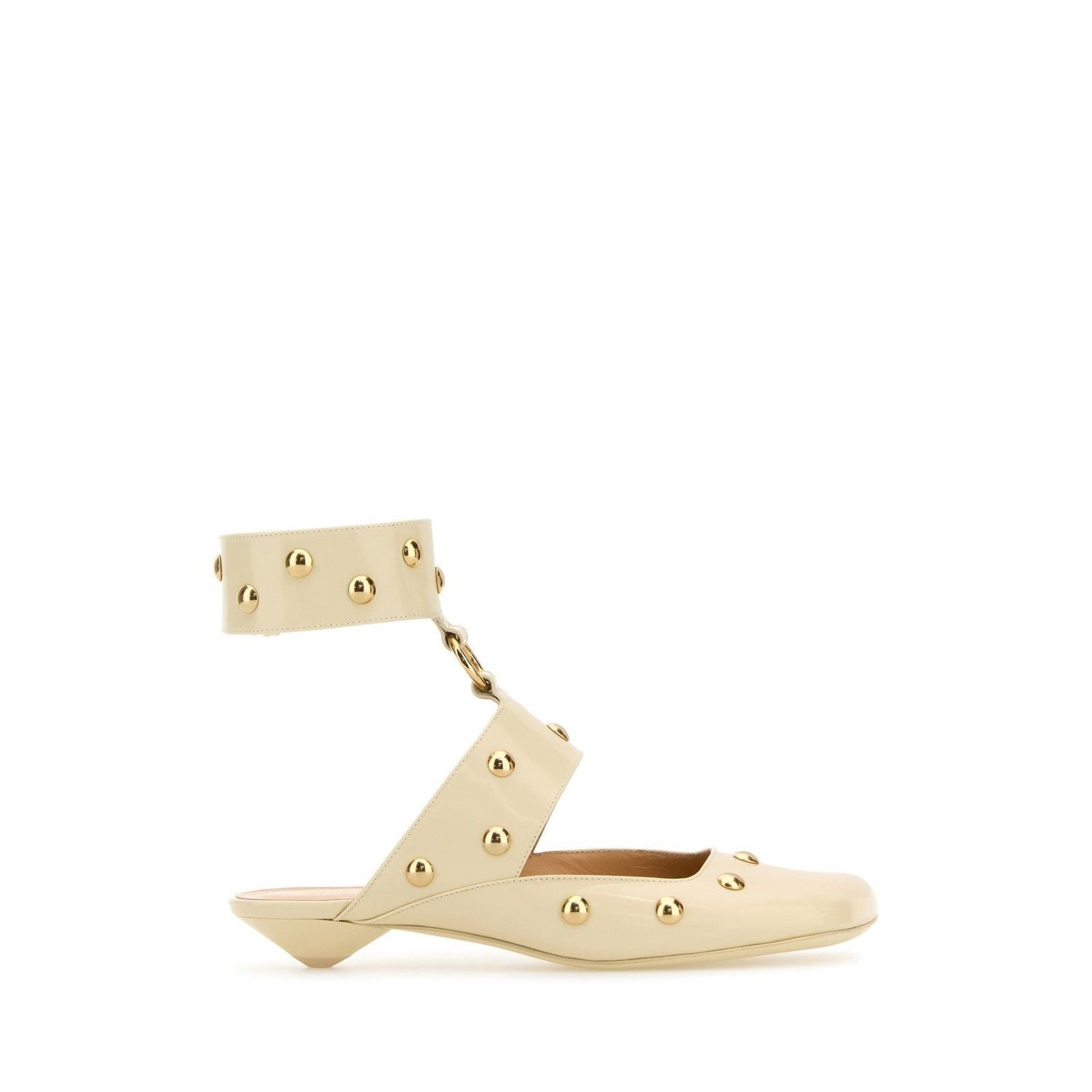 Chloe Chloe Jade Cream Beige Stud Sabot Sandal New & Authentic (Eu Size US 7 / IT 37 - 5 Thumbnail