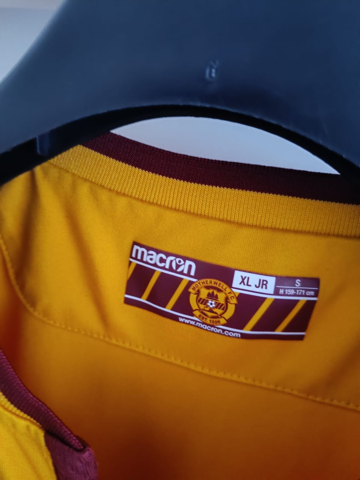 Macron Motherwell F.C. football sports shirt Size US XS / EU 42 / 0 - 5 Thumbnail