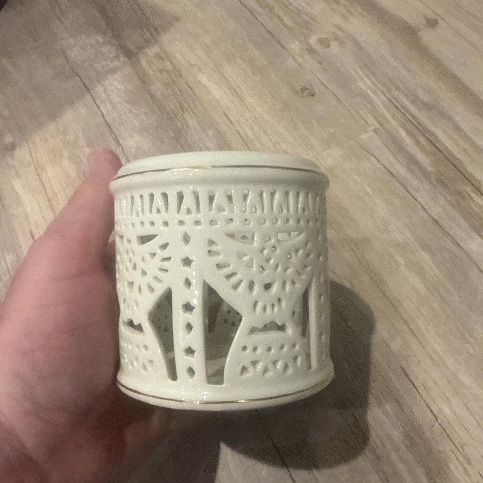 Designer Formalities Baum Bros Ivory Votive Candle Holder [COPY] Size ONE SIZE - 1 Thumbnail