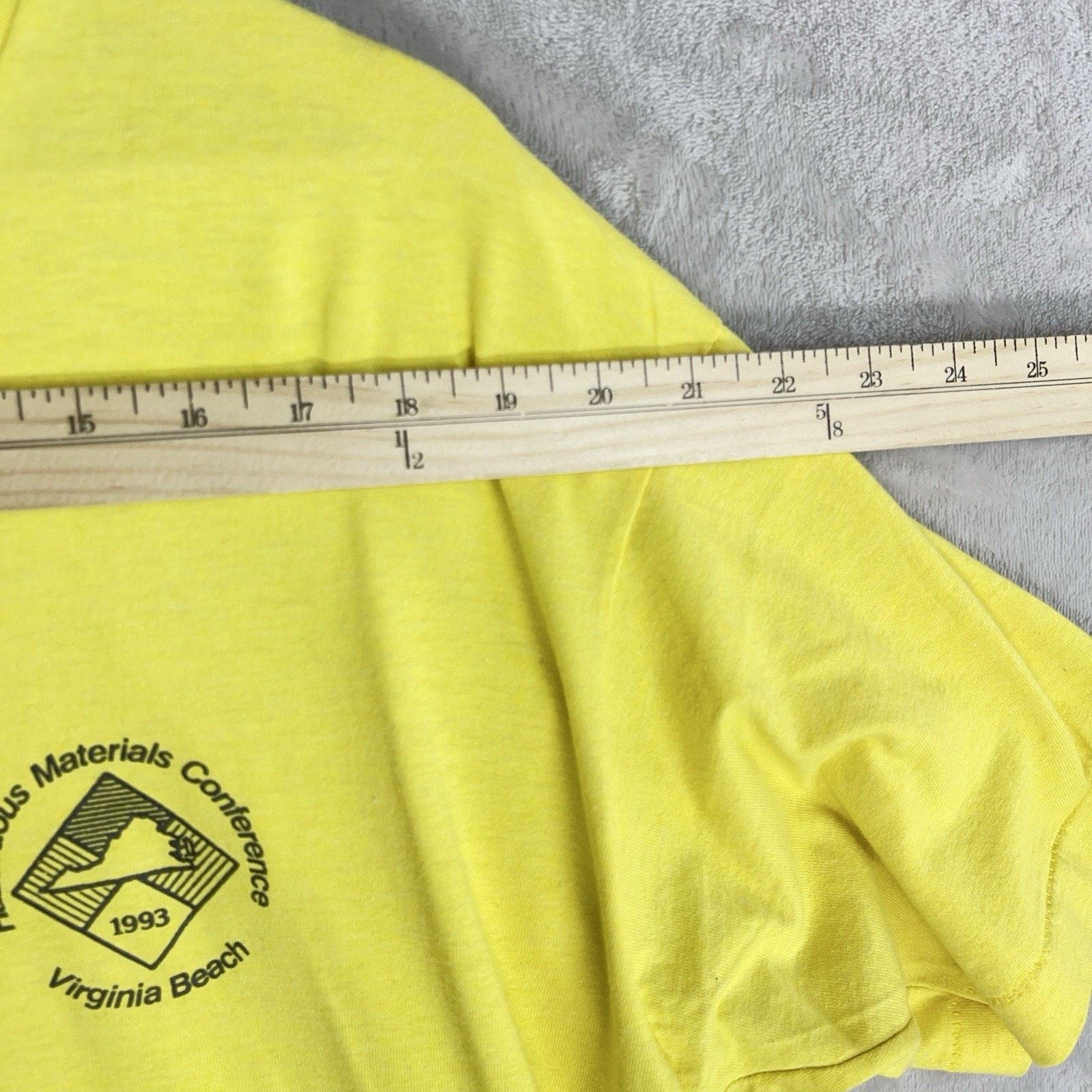 Other 1993 Hazardous Materials Conference T Shirt Single Stitch Size US XL / EU 56 / 4 - 7 Thumbnail