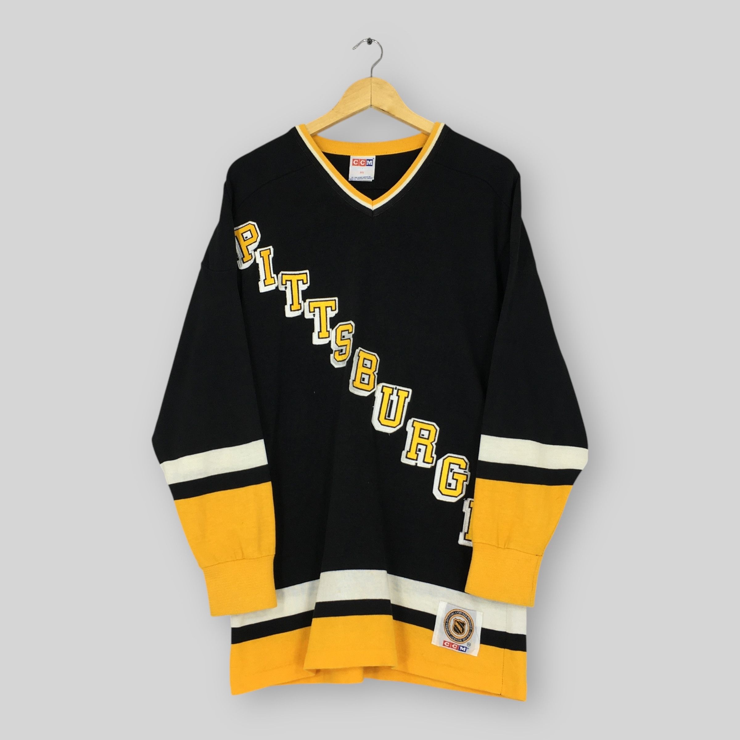 Vintage 90s Pittsburgh Penguins NHL Long Sleeves Shirt S
