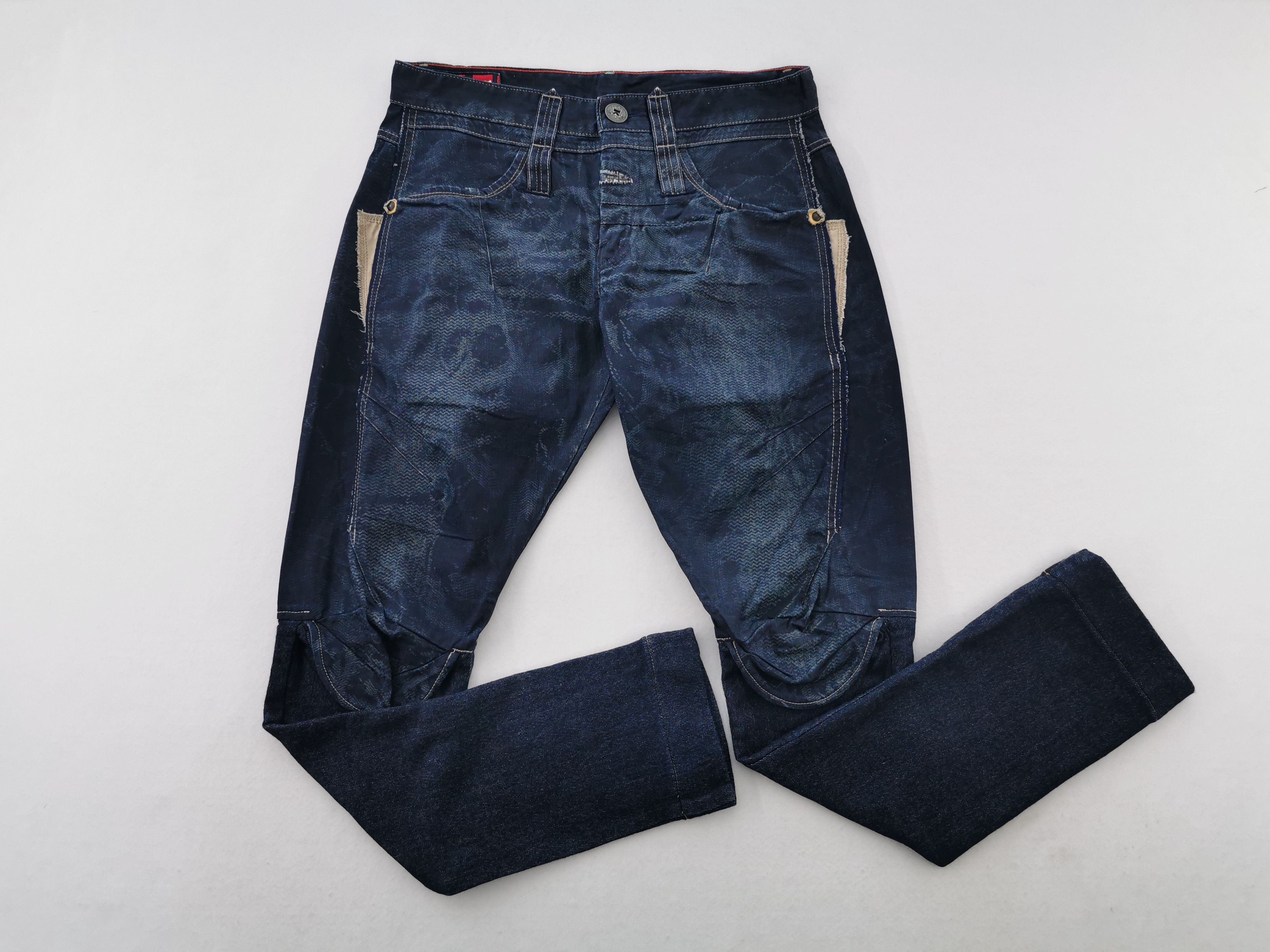 Marithe + Francois Girbaud Marithe Francois Girbaud Y2k Denim Jeans Size M Waist 33 Size US 33 - 4 Thumbnail