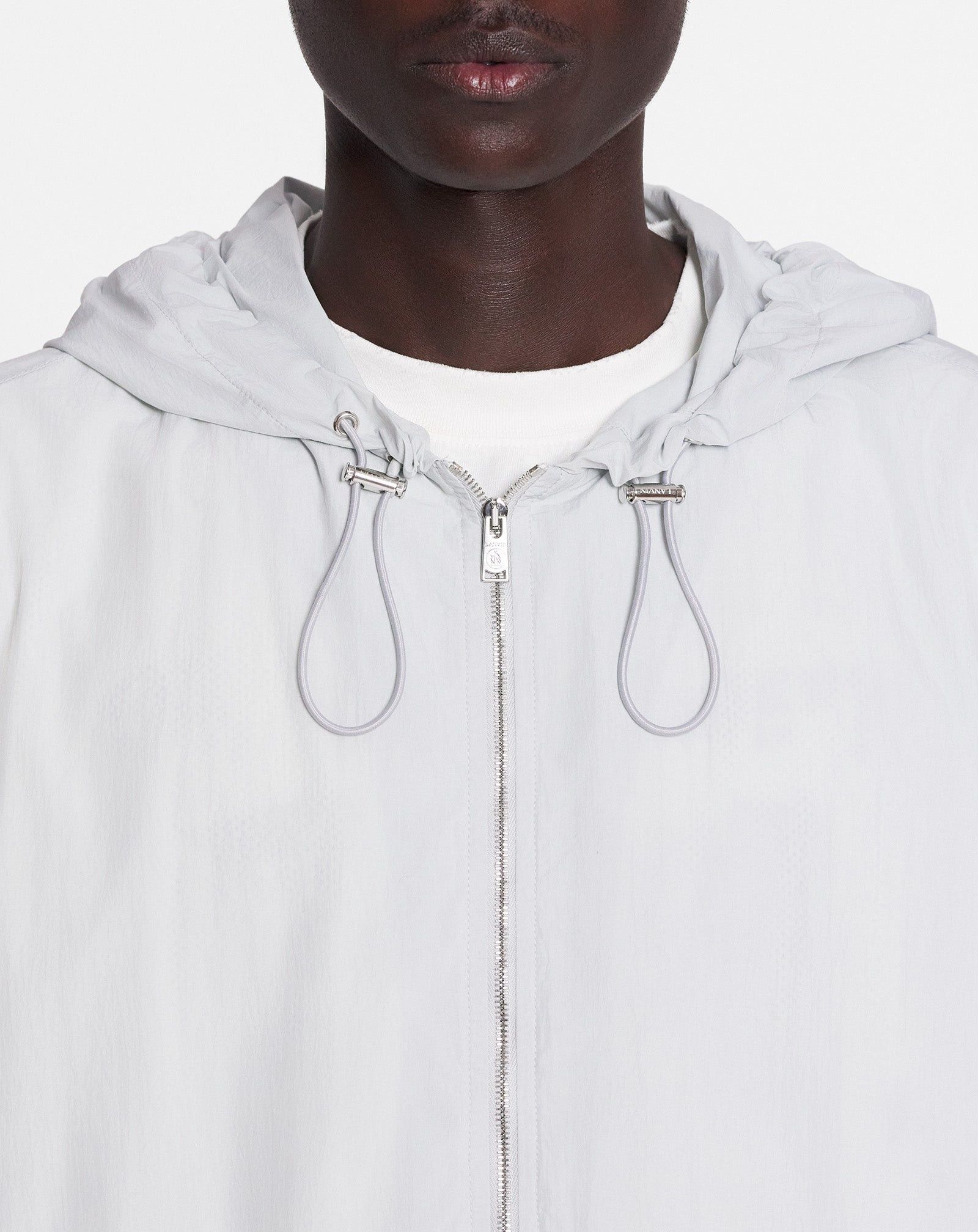 Lanvin o1mle0825 Zipped Hoodie Stripes in Gray Size US L / EU 52-54 / 3 - 5 Thumbnail
