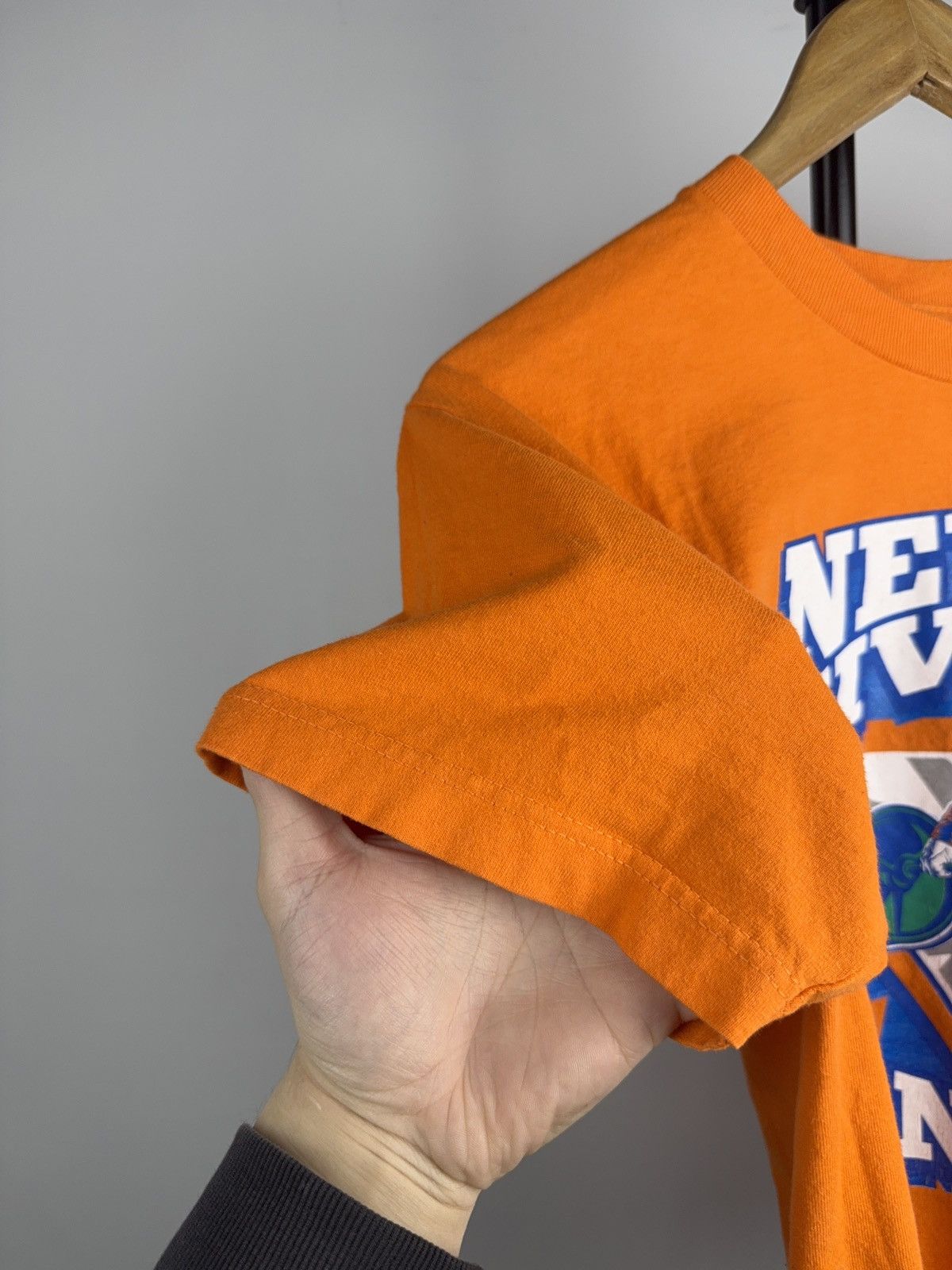 WWE WWE 2008 John Cena Never Give Up Tee Orange Youth L / S Size US S / EU 44-46 / 1 - 3 Thumbnail