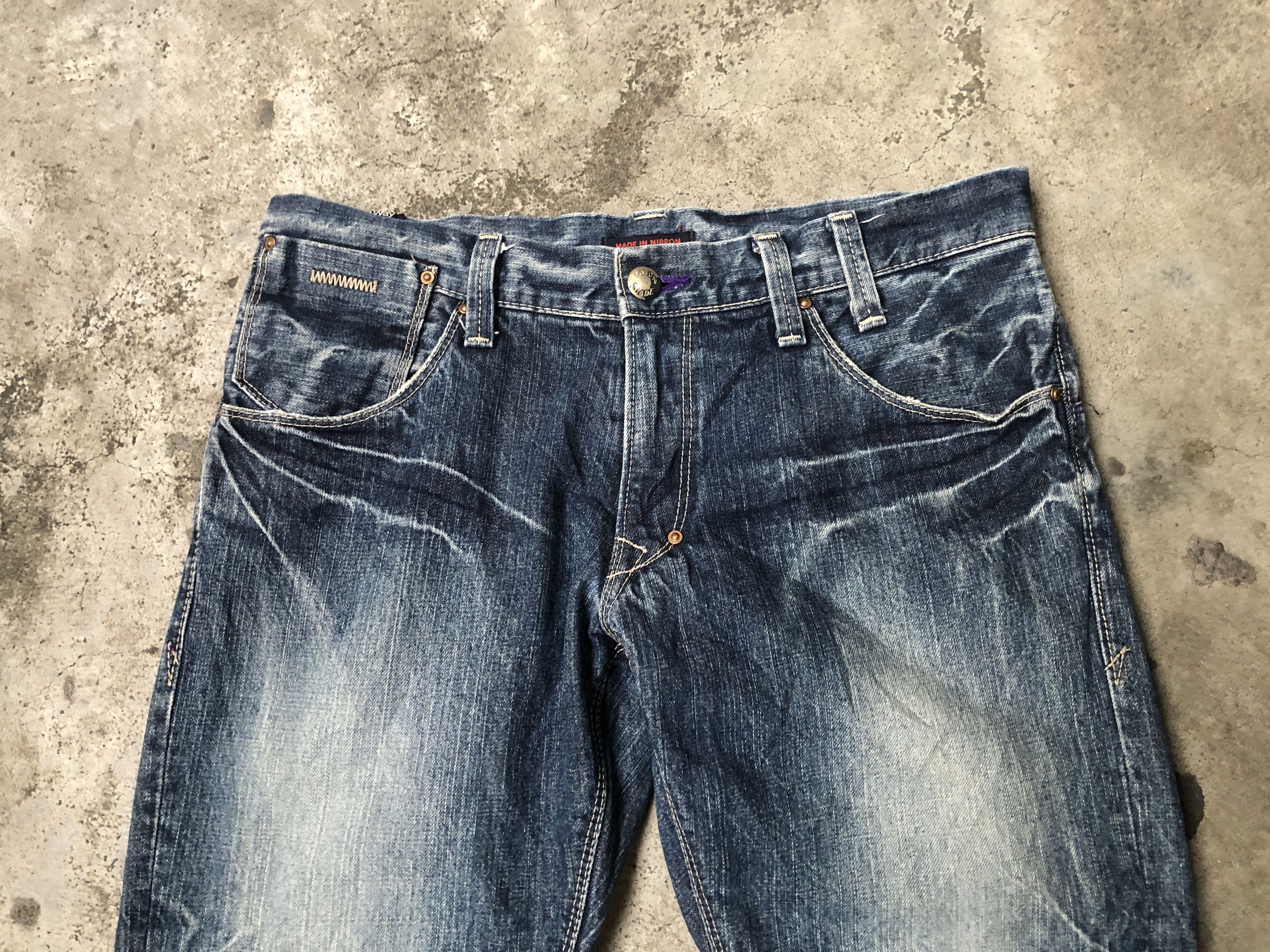 Japanese Brand Blue Way Japan Bootcut Flare Denim Jeans Size US 34 / EU 50 - 3 Thumbnail