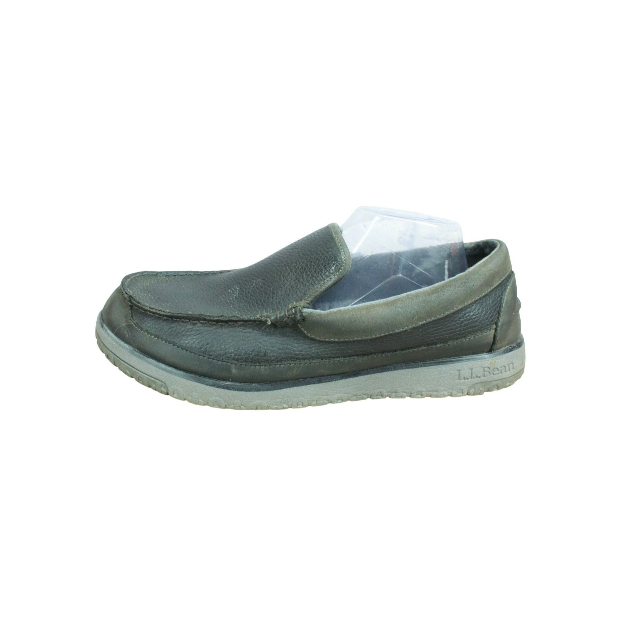 L.L. Bean × Leather LL Bean Men's All Week Slipper Mocs Shearling Lined Size US 11 / EU 44 - 1 Thumbnail