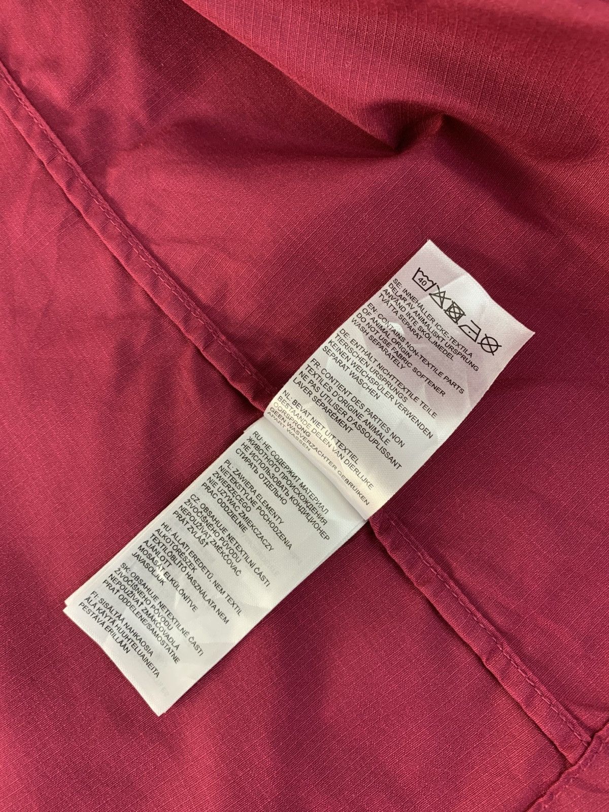 Fjallraven Fjallraven Stina Jacket Hooded Maroon Outdoor Gear Hiking Size S / US 4 / IT 40 - 7 Thumbnail