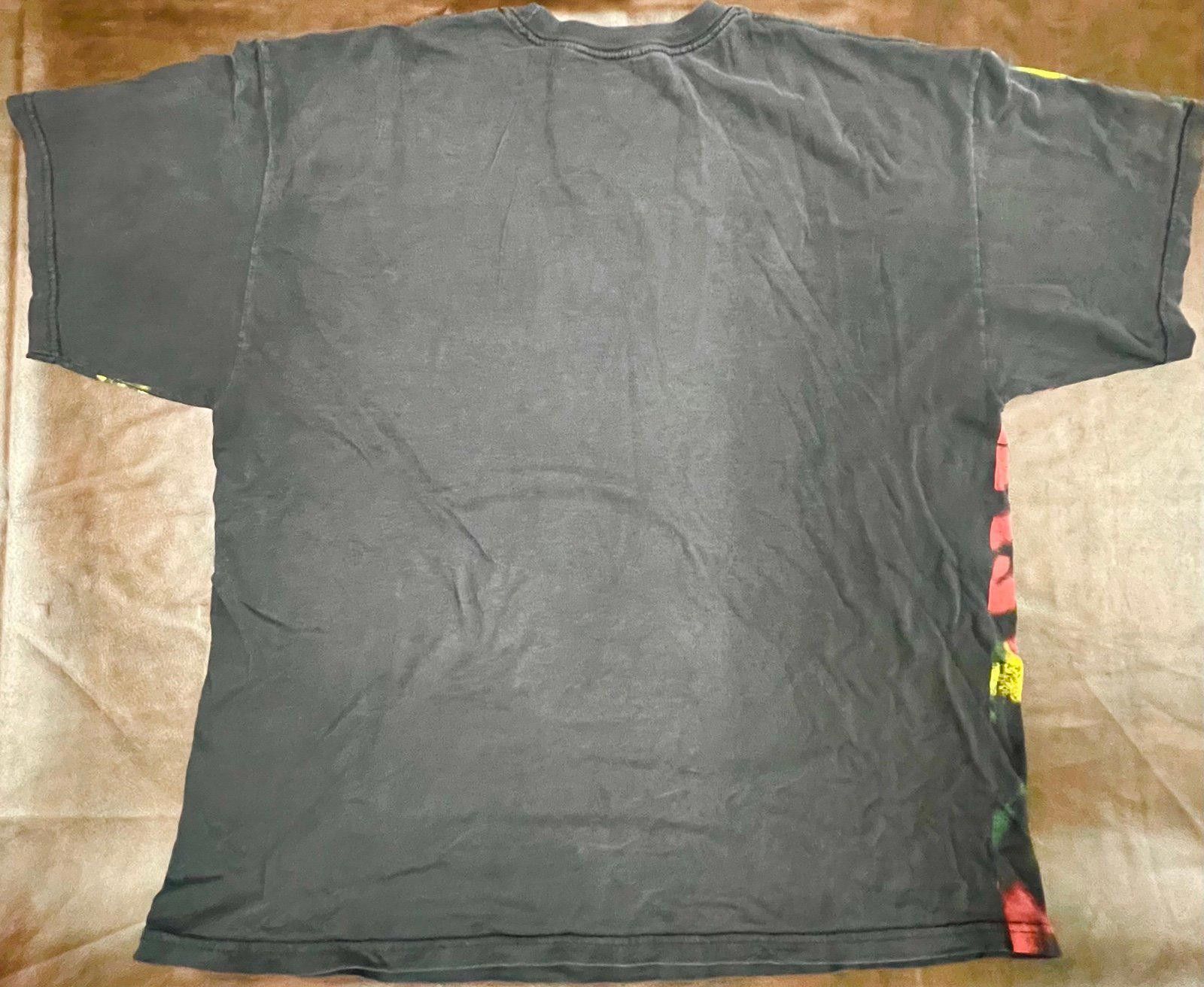 Designer Reggae Lion Mandala Tie-Dye T-Shirt Size US XXL / EU 58 / 5 - 4 Thumbnail
