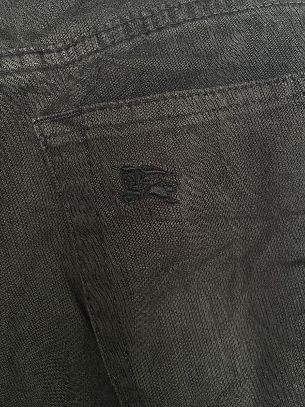 Burberry × Vintage Burberry London Black Stretch Pant Size US 34 / EU 50 - 14 Thumbnail