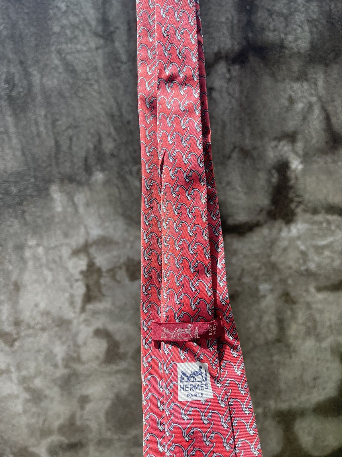Hermes Hermes Silk Necktie Size ONE SIZE - 1 Thumbnail