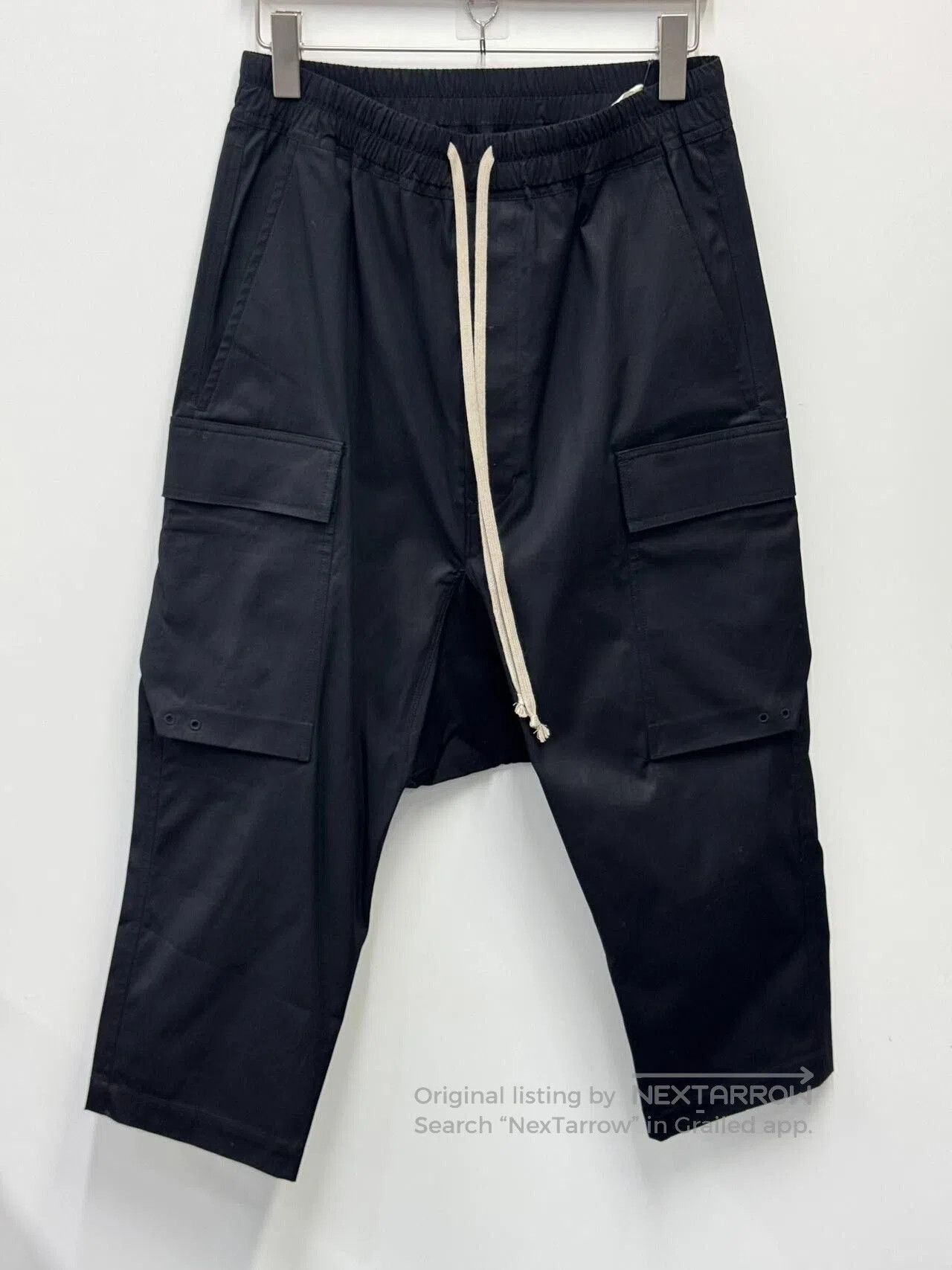 Rick Owens Rick Owens Dark Style Dropped Crotch Pants. Size US 30 / EU 46 - 1 Thumbnail