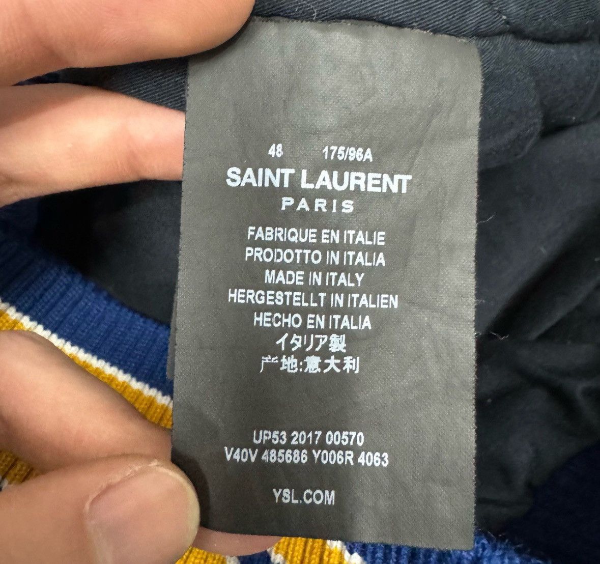 Yves Saint Laurent Saint Laruent 17FW Teddy jacket 2502-Nextarrow Size US M / EU 48-50 / 2 - 6 Thumbnail