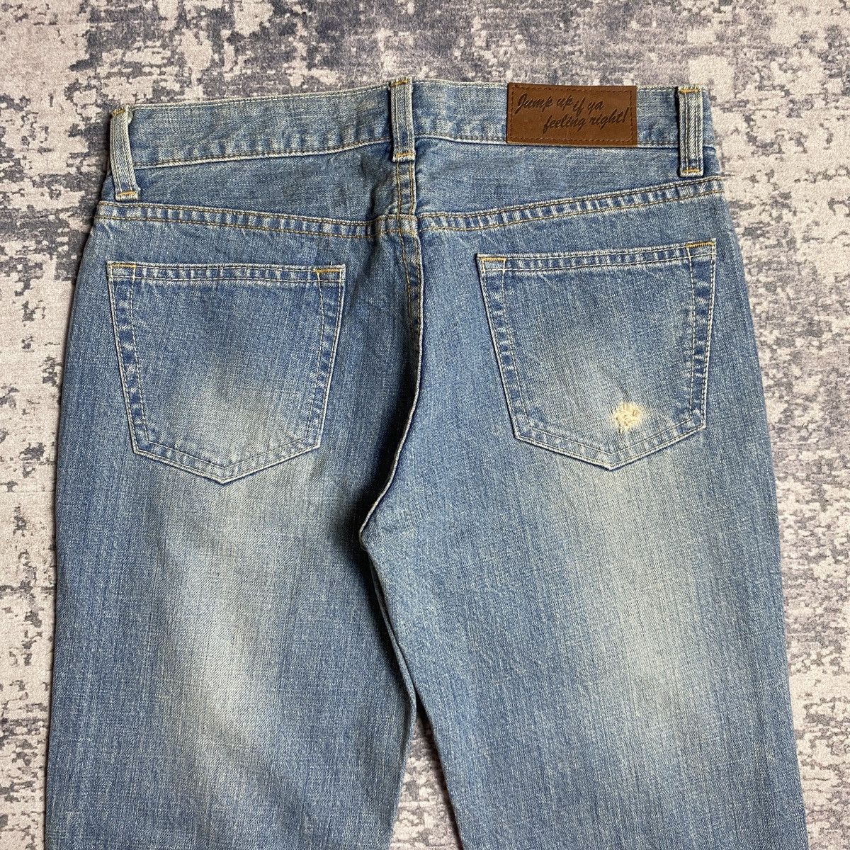 Angel Blue Vintage Schmooze Flared Denim Pants Size US 30 / EU 46 - 7 Thumbnail