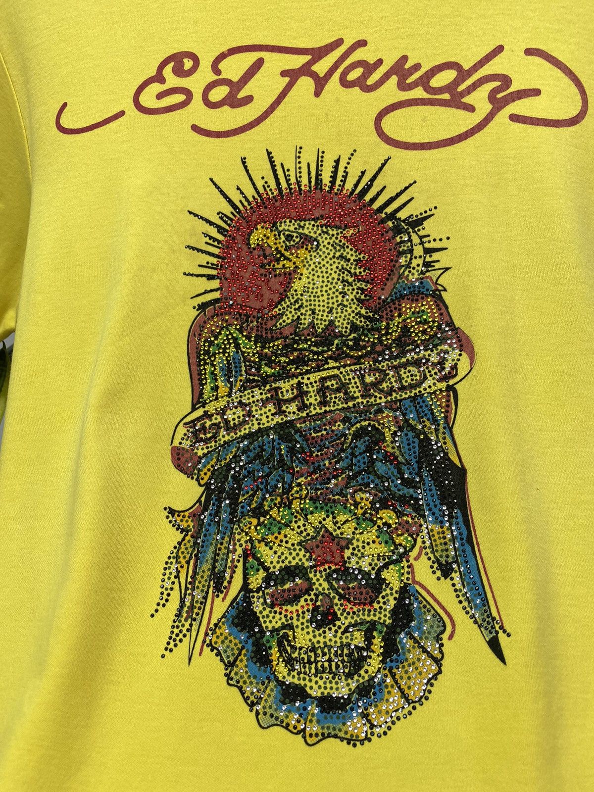 Christian Audigier Vintage Y2K Ed Hardy By Christian Audigier T Shirt Size US XXL / EU 58 / 5 - 5 Thumbnail