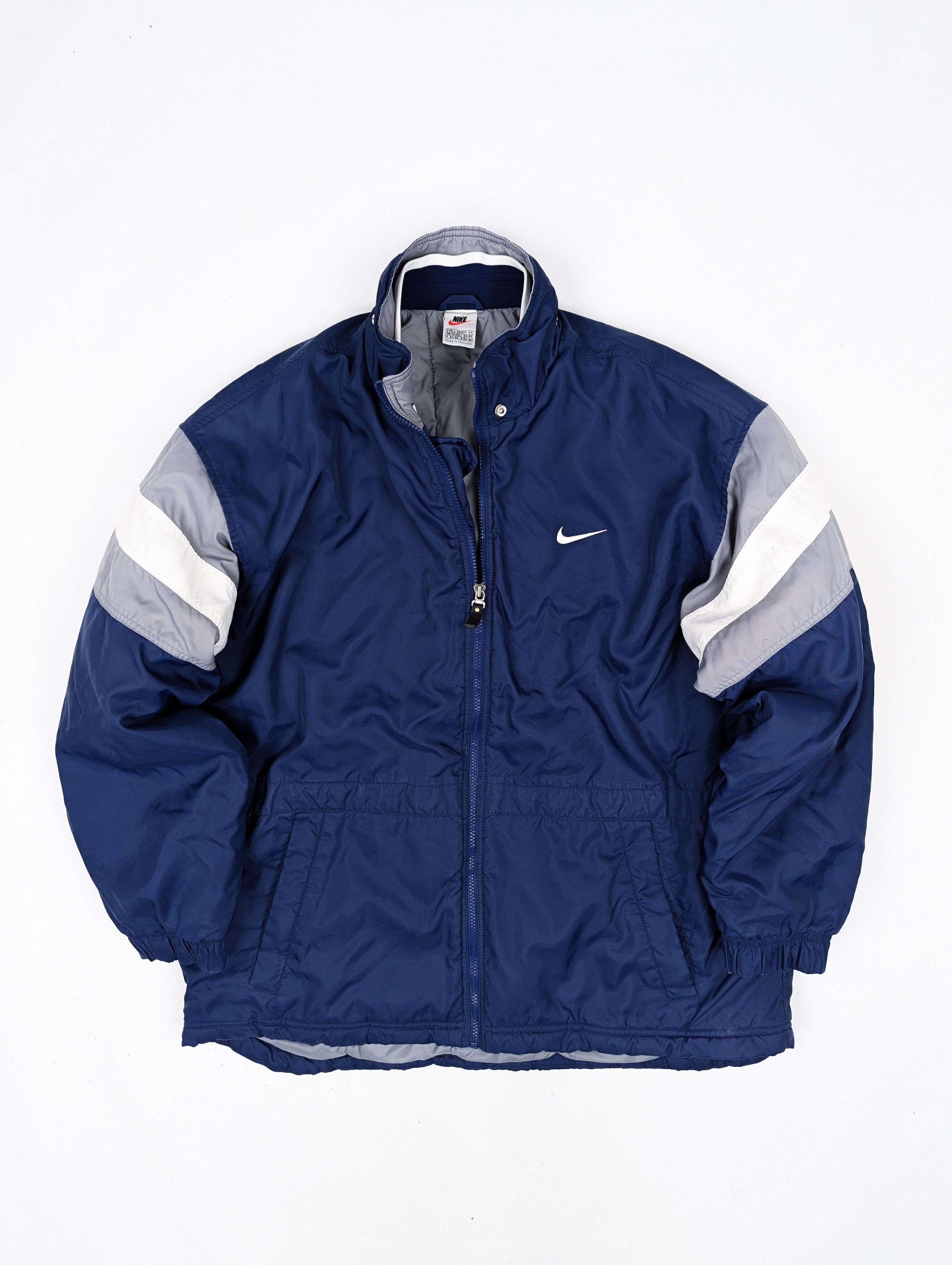 Nike Nike vintage blue coat jacket L swoosh Size US L / EU 52-54 / 3 - 2 Thumbnail