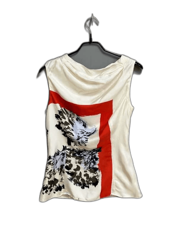 Watercolor Print Sleeveless Top by Dior