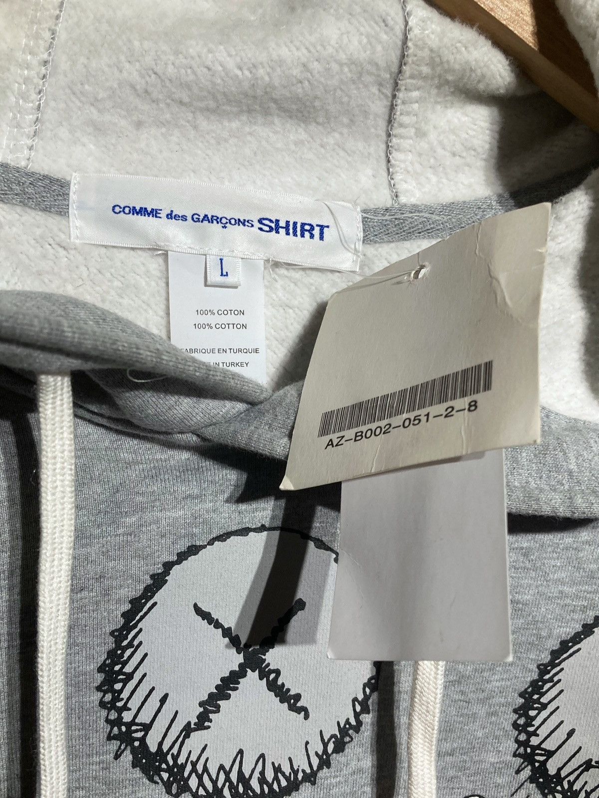 Comme des Garcons × Comme des Garcons SHIRT × Kaws SS22 NEW KAWS CDG SHIRT GRAPHIC PRINT HOODIE Size US L / EU 52-54 / 3 - 3 Thumbnail