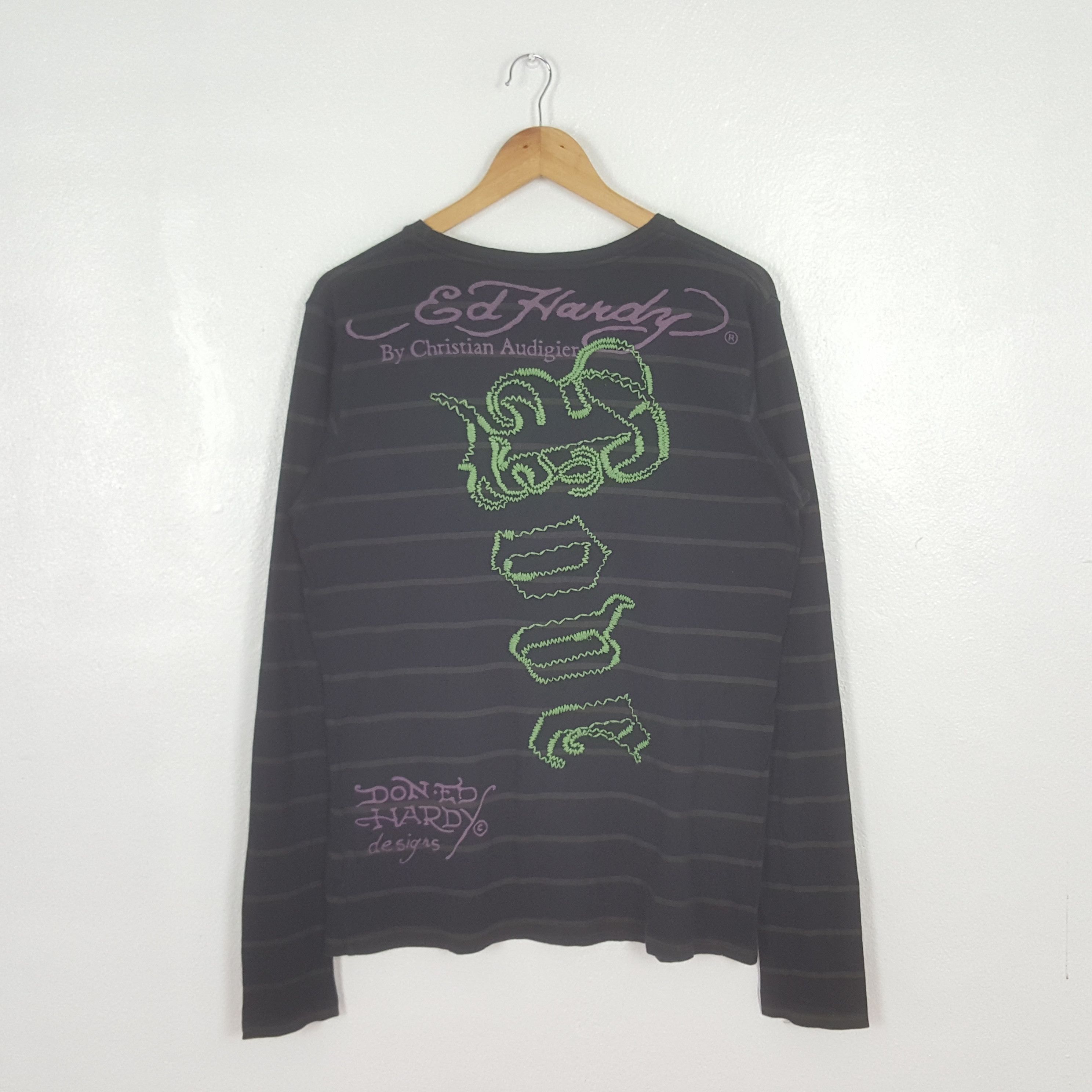 Ed Hardy Vintage Ed Hardy American Punk Style Tshirt C312N71 Size US M / EU 48-50 / 2 - 3 Thumbnail