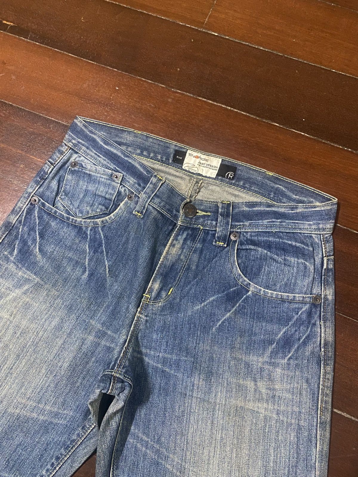Energie Rare vintage y2k Energie mud wash faded jeans baggy wide Size US 34 / EU 50 - 15 Thumbnail