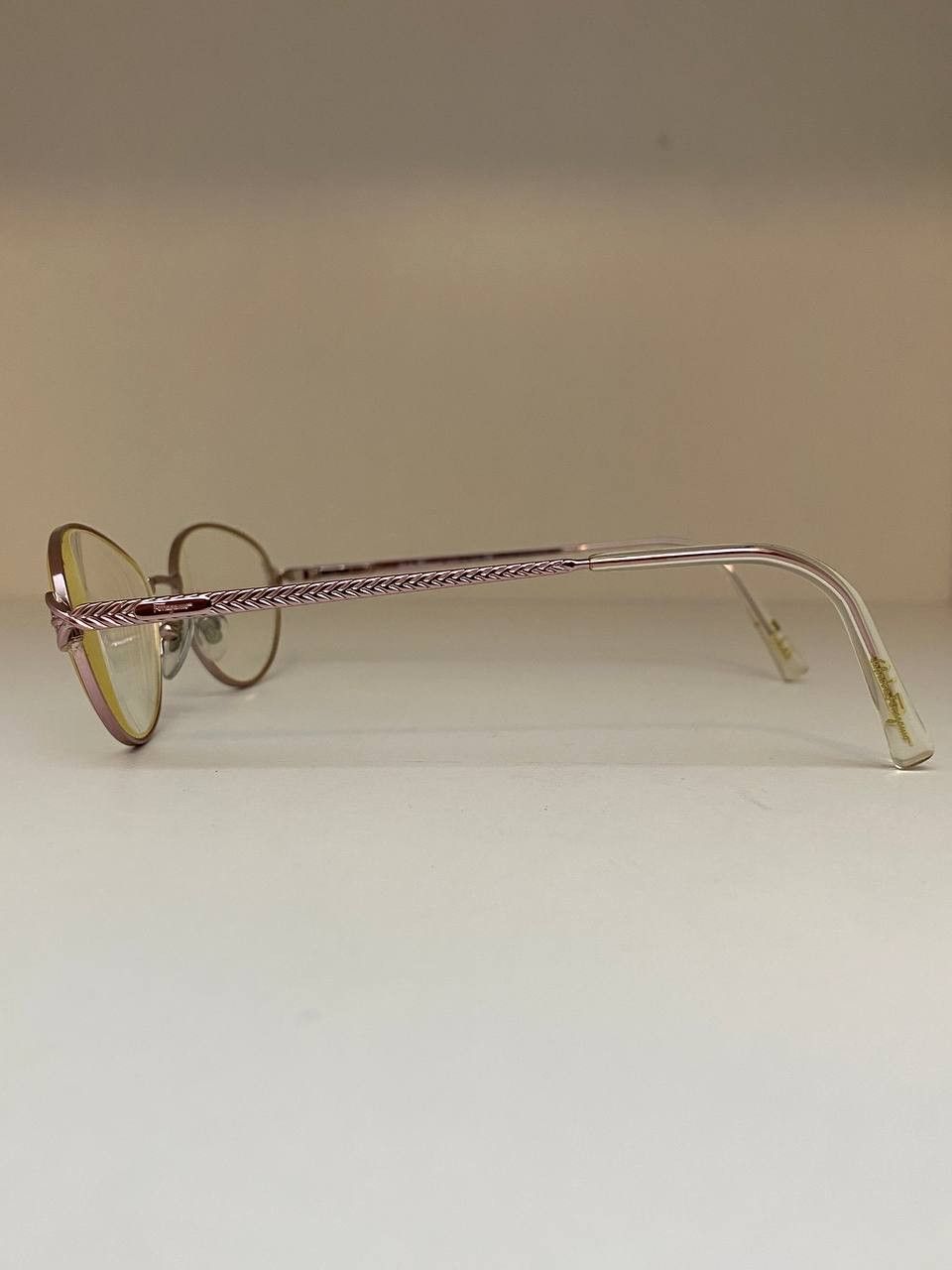 Salvatore Ferragamo Salvatore Ferragamo Vintage Round Rimless Eyeglasses 1579 Size ONE SIZE - 5 Thumbnail