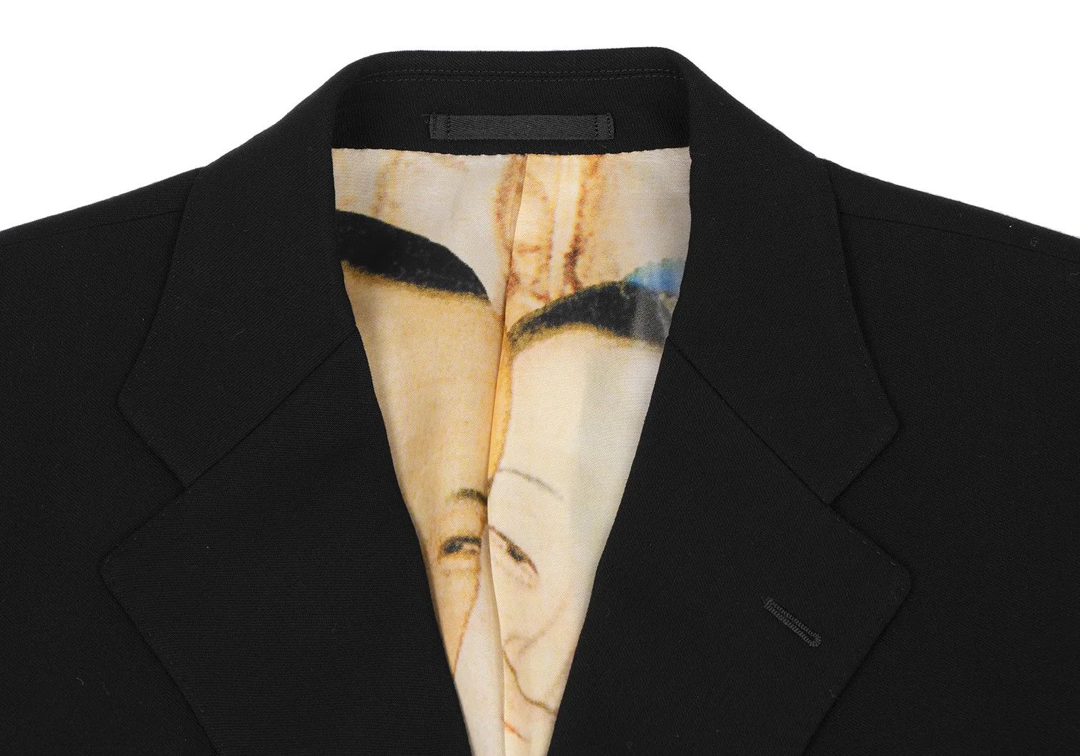 Issey Miyake Japanese Art Print Lining Jacket in Black Size 4 Size US XL / EU 56 / 4 - 4 Thumbnail