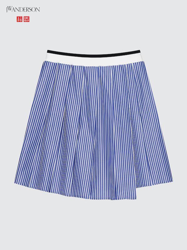 JW Anderson × Uniqlo JW Anderson x Uniqlo Pleated Striped Mini Skirt Size 34" / US 12 / IT 48 - 1 Thumbnail