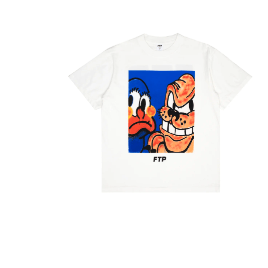 FTP + SLAWN DOG TEE - WHITE - 3XL