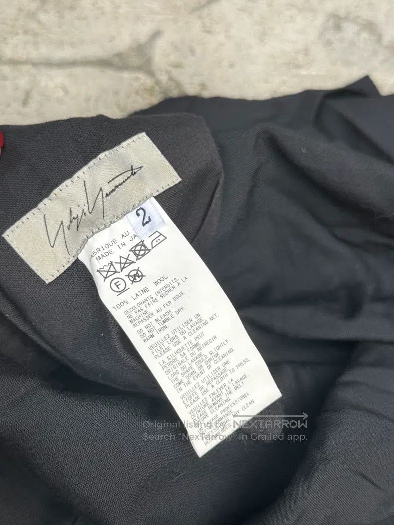 Yohji Yamamoto YOHJI YAMAMOTO size M Overall Pants Size 23" - 2 Thumbnail
