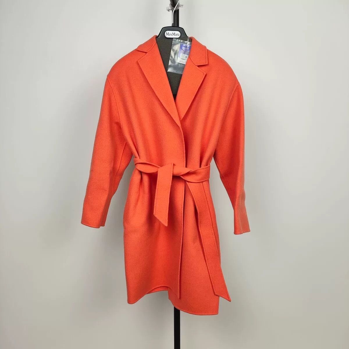 Max Mara MaxMara Orange Cashmere Coat Size US XS / EU 42 / 0 - 1 Thumbnail
