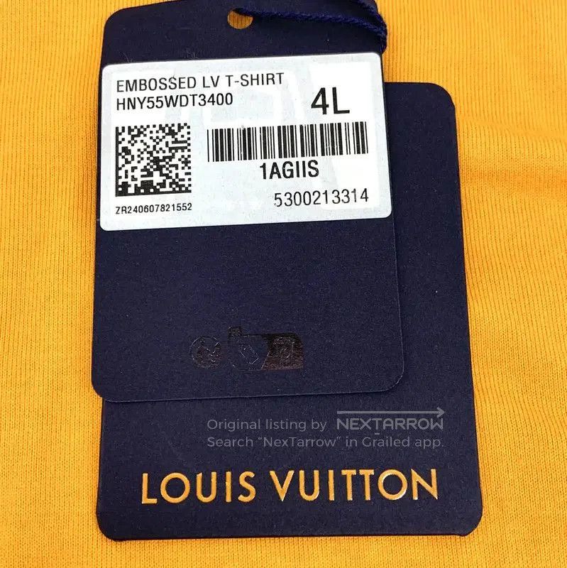 Other Louis Vuitton Orange Cotton Men's T. Size US L / EU 52-54 / 3 - 6 Thumbnail