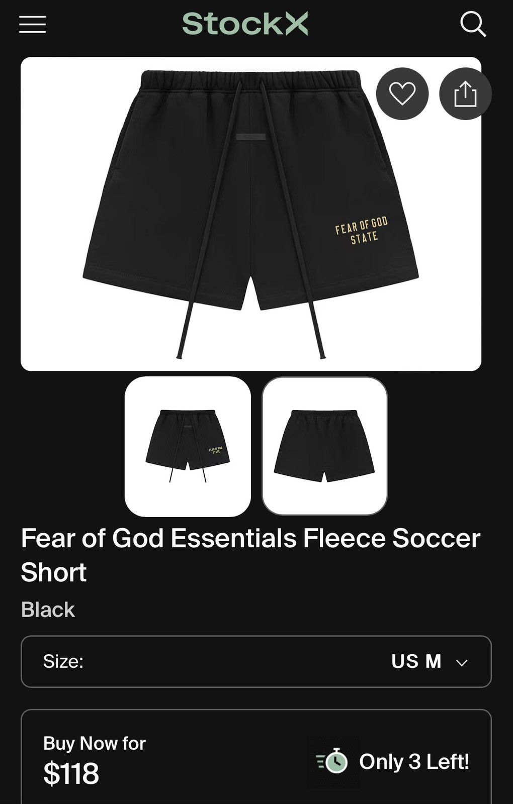 Essentials Essentials Fear Of God Shorts Size US 32 / EU 48 - 5 Thumbnail