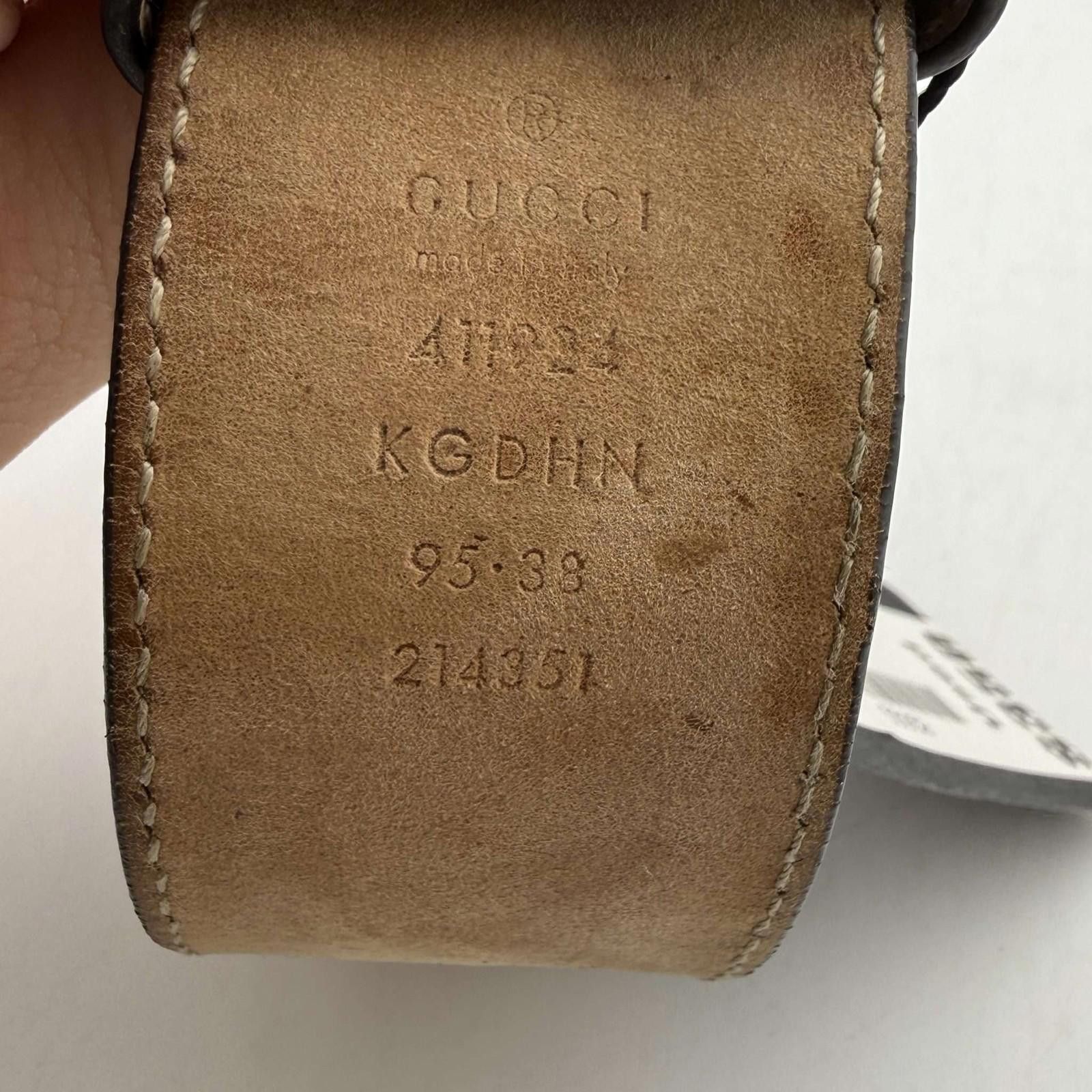 Gucci Gucci GG Belt 38 Used 411924 Size ONE SIZE - 5 Thumbnail