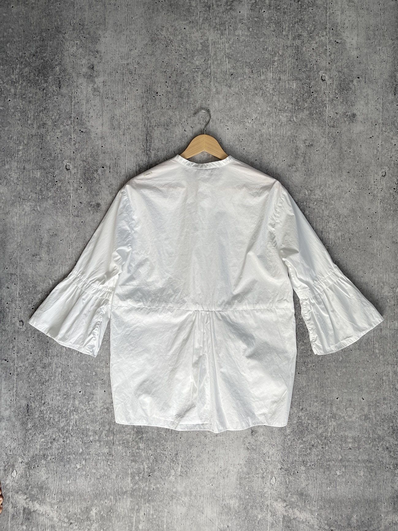 Max Mara S MAX MARA COTTON CURVONE SHIRT Size L / US 10 / IT 46 - 5 Thumbnail