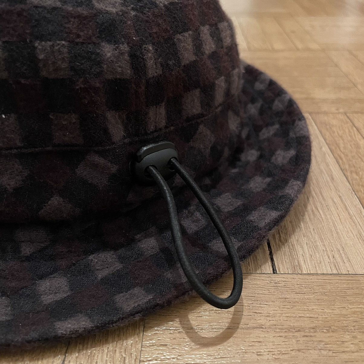 Pop Trading Company Pop Trading Wool Gingham Bucket Hat M/L Size ONE SIZE - 3 Thumbnail