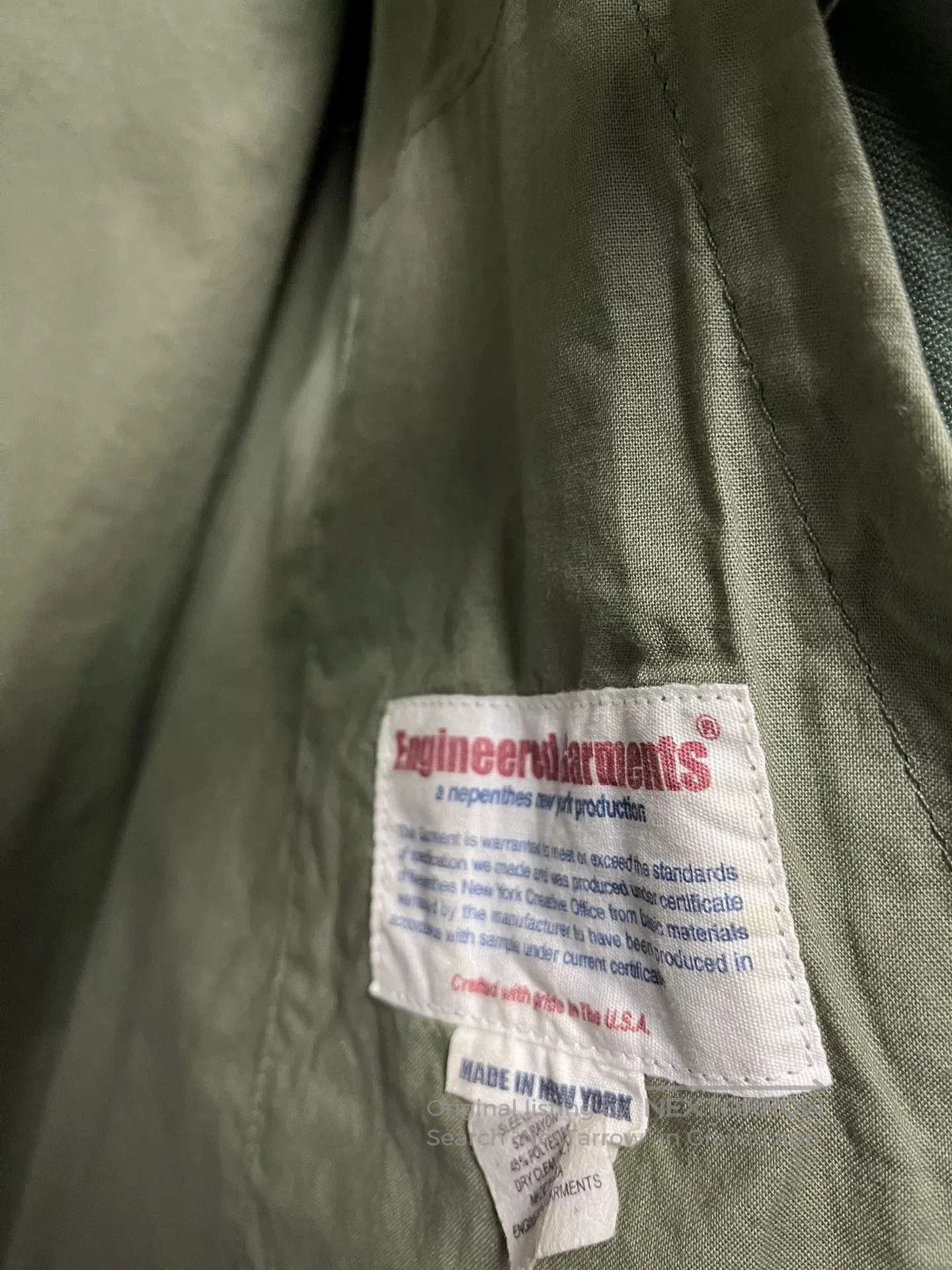 Engineered Garments Engineered Garments x Freaks Store Coat. Size US S / EU 44-46 / 1 - 6 Thumbnail