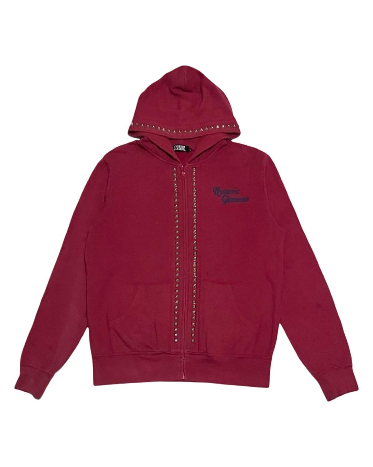 Hysteric Glamour Hysteric Glamour Studded Zip Up Hoodie | Grailed