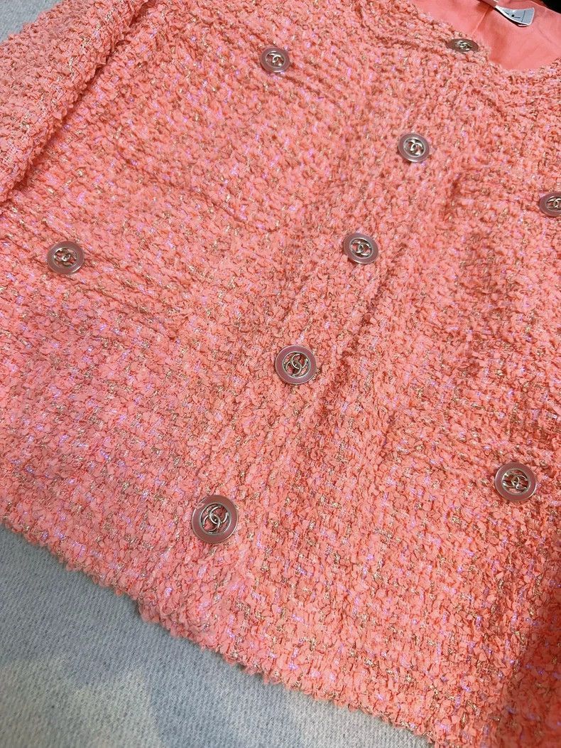 Chanel Chanel 20P Tweed Jacket with Four Pockets Size M / US 6-8 / IT 42-44 - 3 Thumbnail