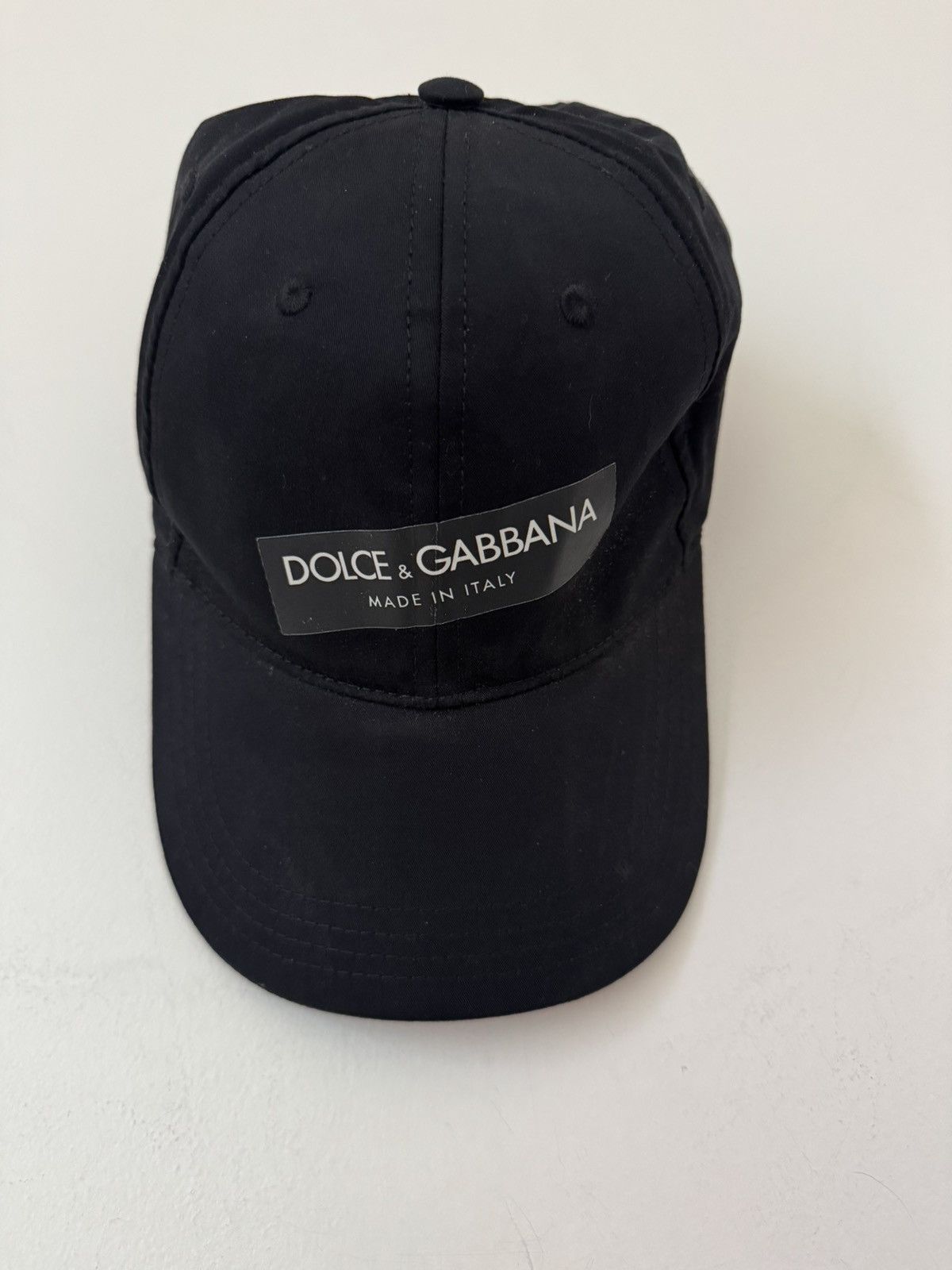 Dolce & Gabbana Dolce & Gabbana Logo Baseball Cap – Black Size ONE SIZE - 1 Thumbnail