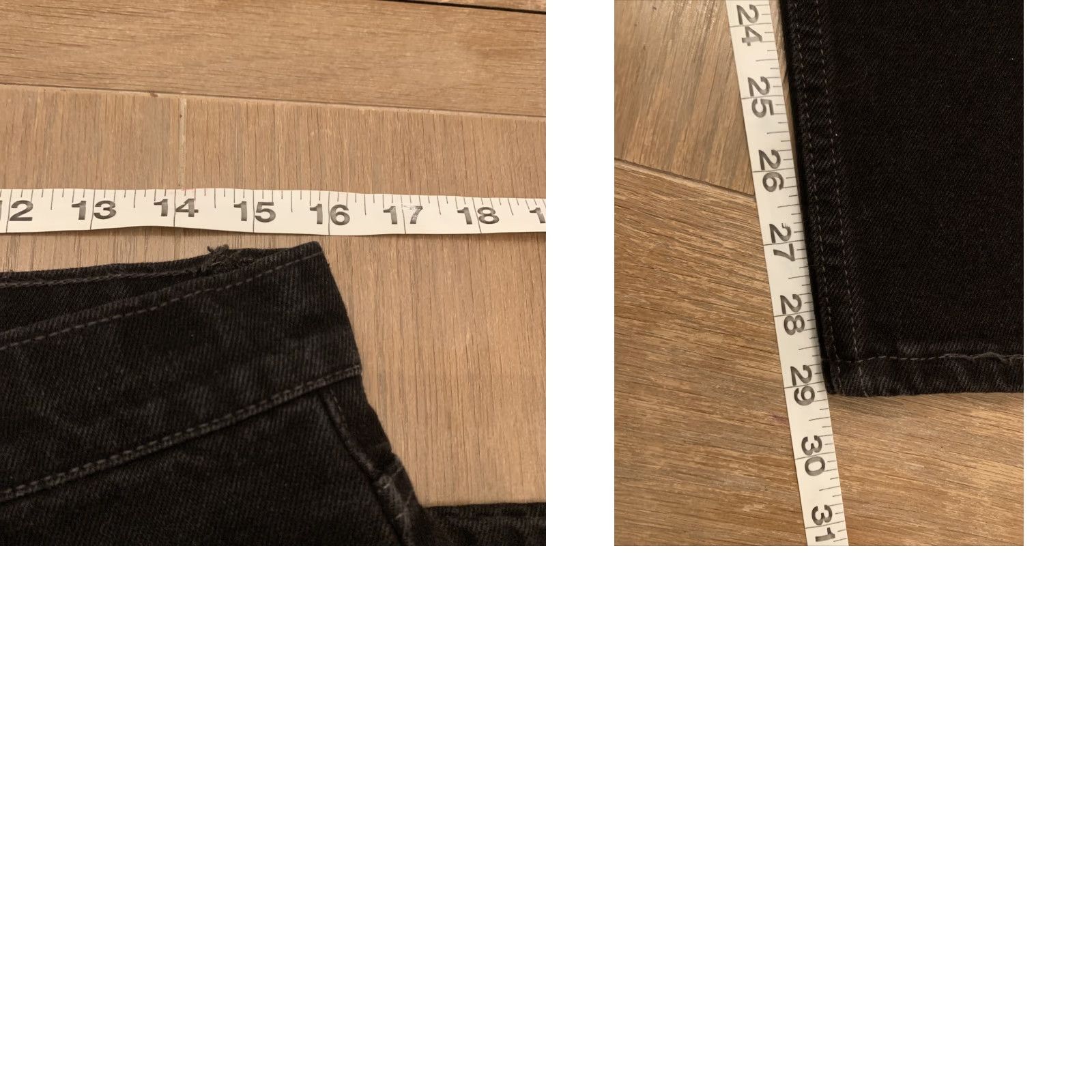 Levi's VINTAGE Levi's Jeans 550 Relaxed Tapered Fit - USA Made, 32x29, Black Denim, Men's Regular, 1990s Theme Size US 32 / EU 48 - 8 Thumbnail