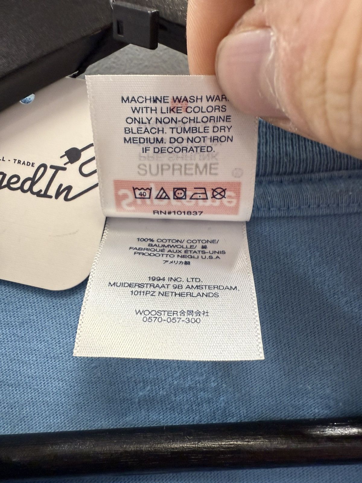 Supreme Supreme Blue t-Shirt Size US M / EU 48-50 / 2 - 8 Thumbnail