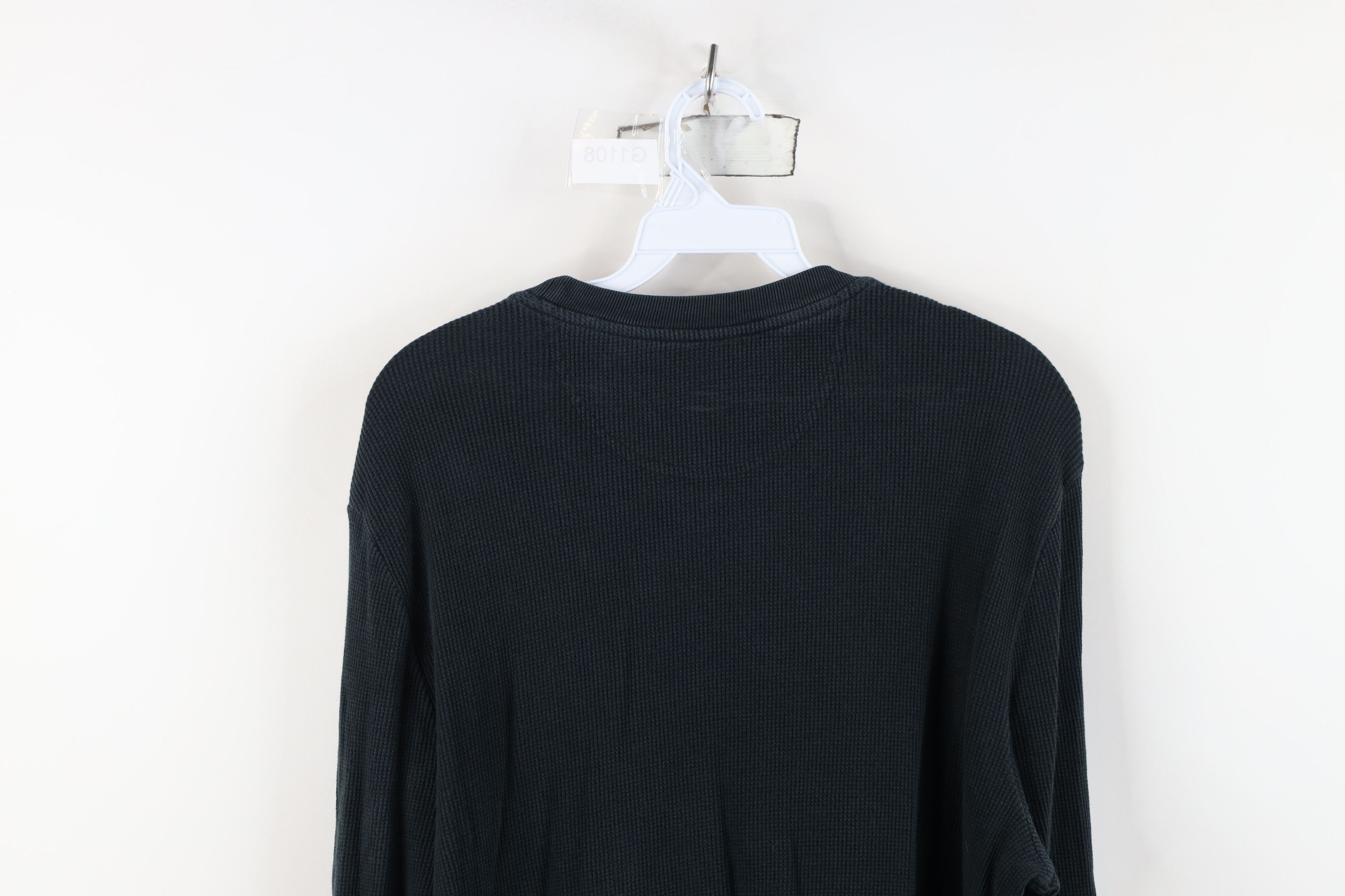 Lacoste Vintage Y2K Lacoste Croc Logo Thermal Waffle Knit T-Shirt Size US XL / EU 56 / 4 - 13 Thumbnail