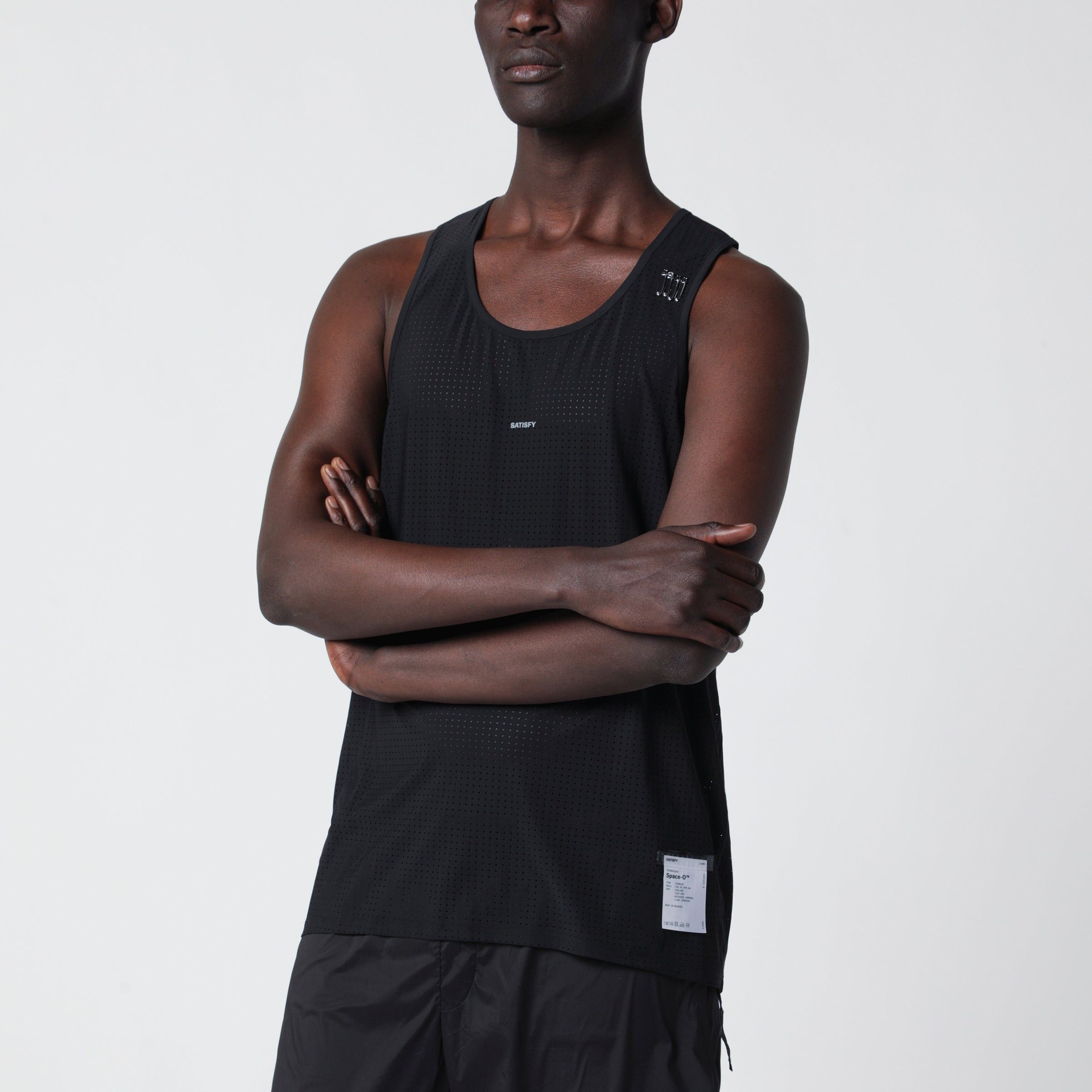 Satisfy Satisfy Black Breathable Space-O Tank Top Size US S / EU 44-46 / 1 - 1 Preview